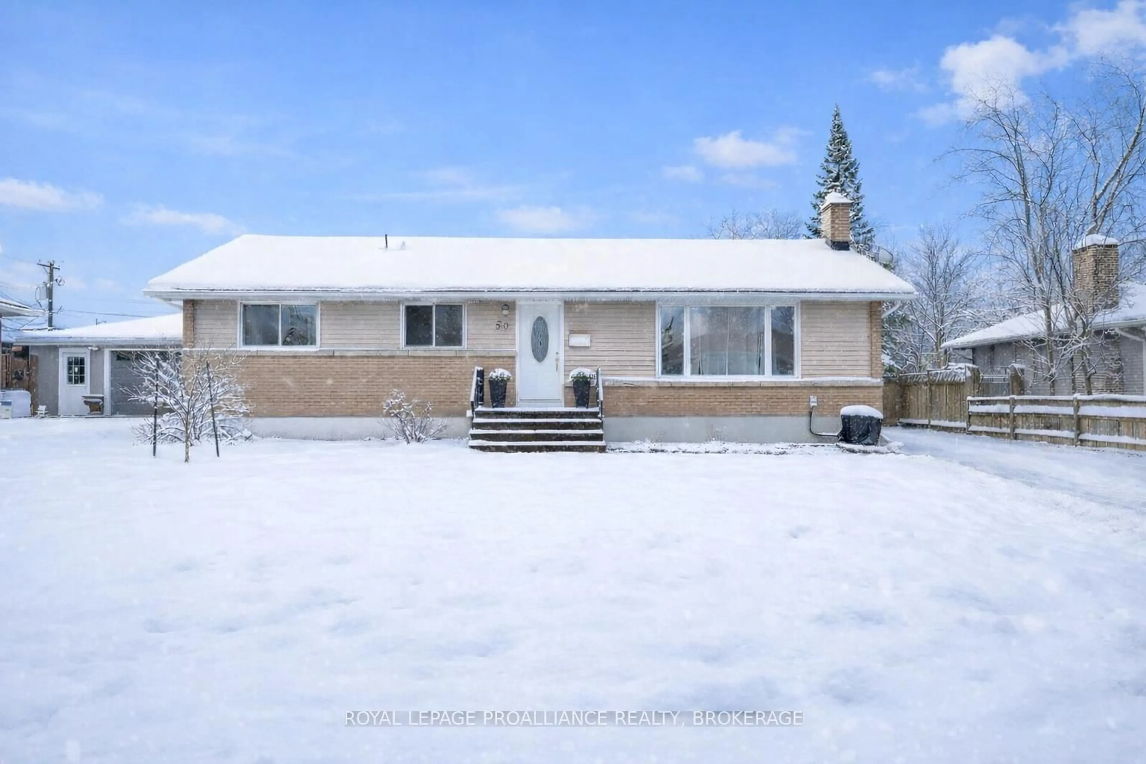 Home with vinyl exterior material, street for 50 Princeton Pl, Loyalist Ontario K7N 1E6