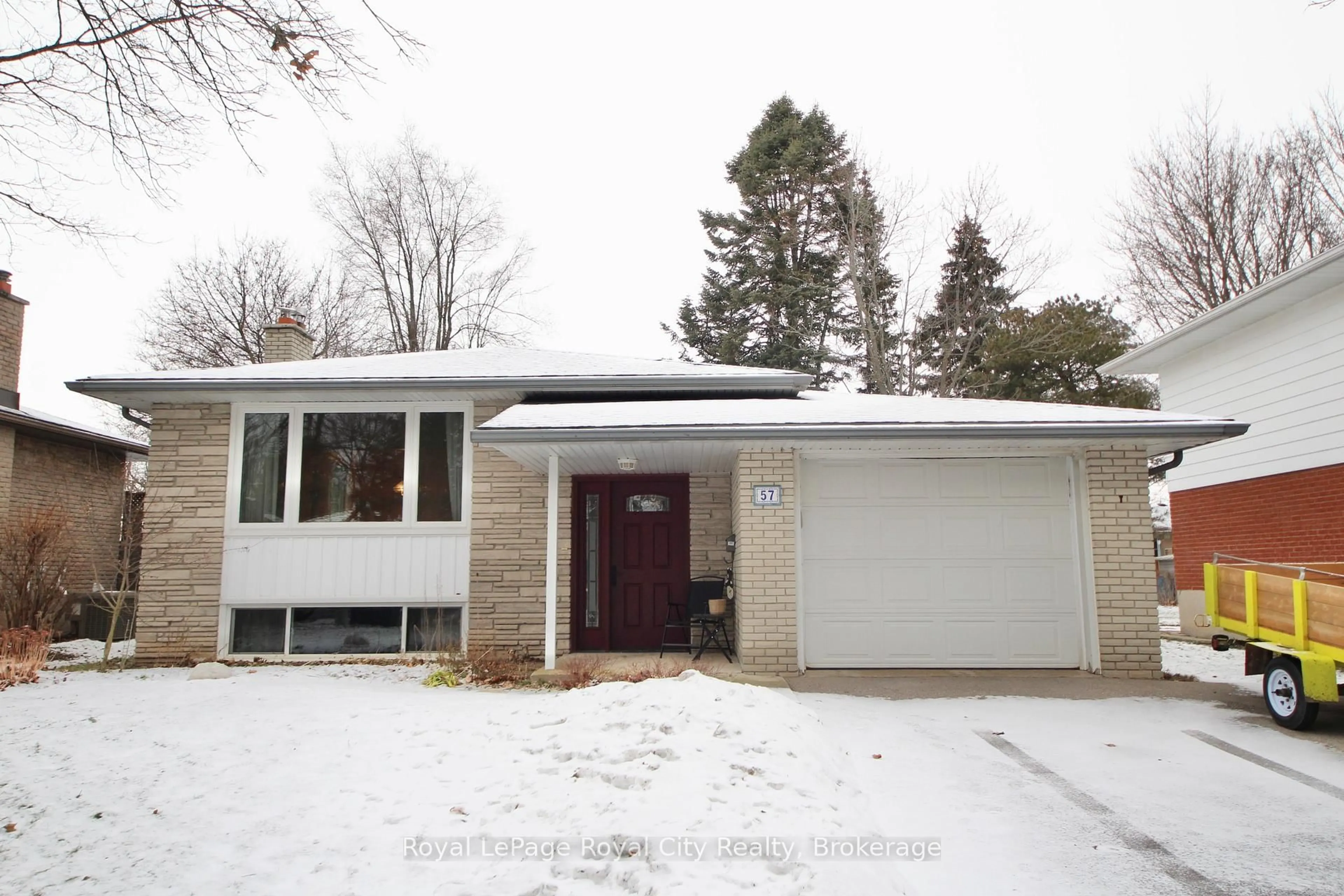 Home with brick exterior material, street for 57 Lambert Cres, Guelph Ontario N1G 2R4