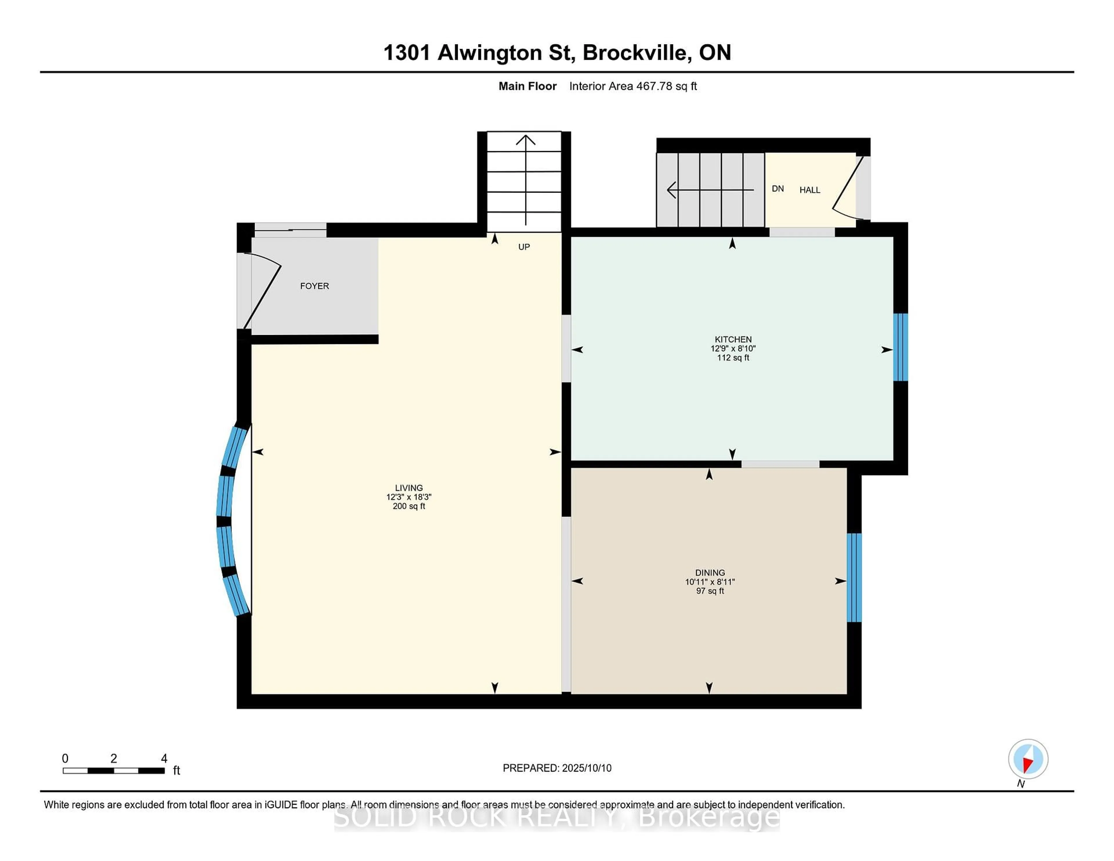 Floor plan for 1301 Alwington St, Brockville Ontario K6V 6A5