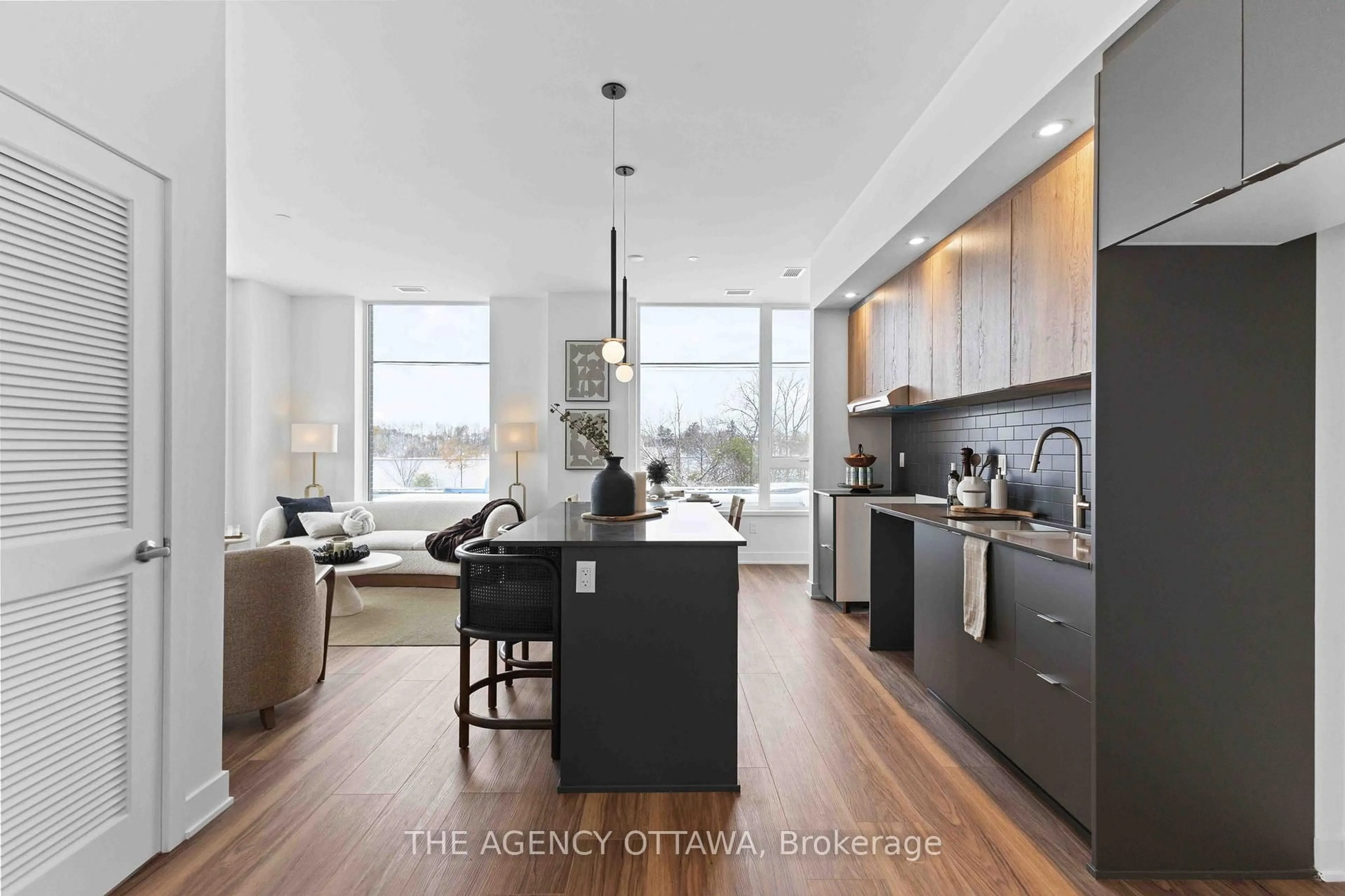 Open concept kitchen, unknown for 3071 Riverside Dr #206, Ottawa Ontario K1V 9R2
