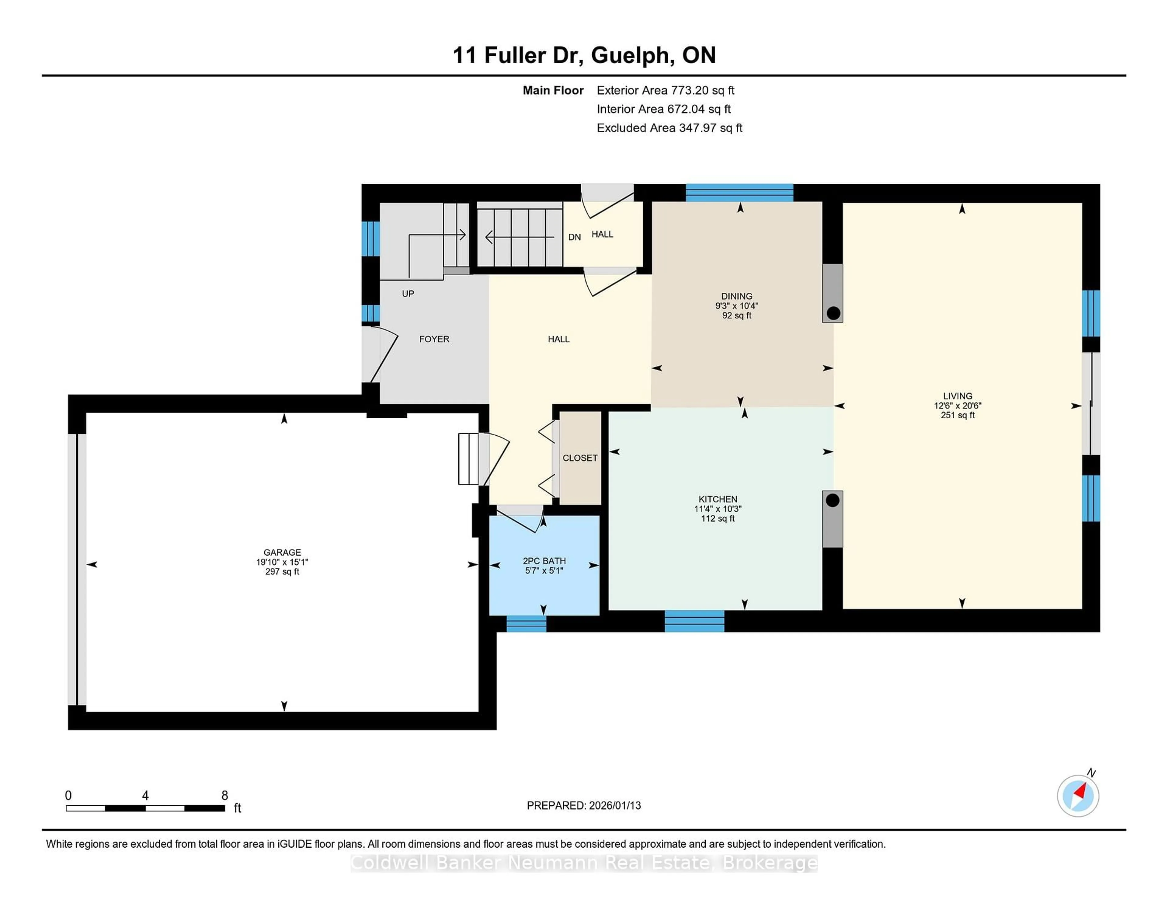 Floor plan for 11 Fuller Dr, Guelph Ontario N1E 7J6