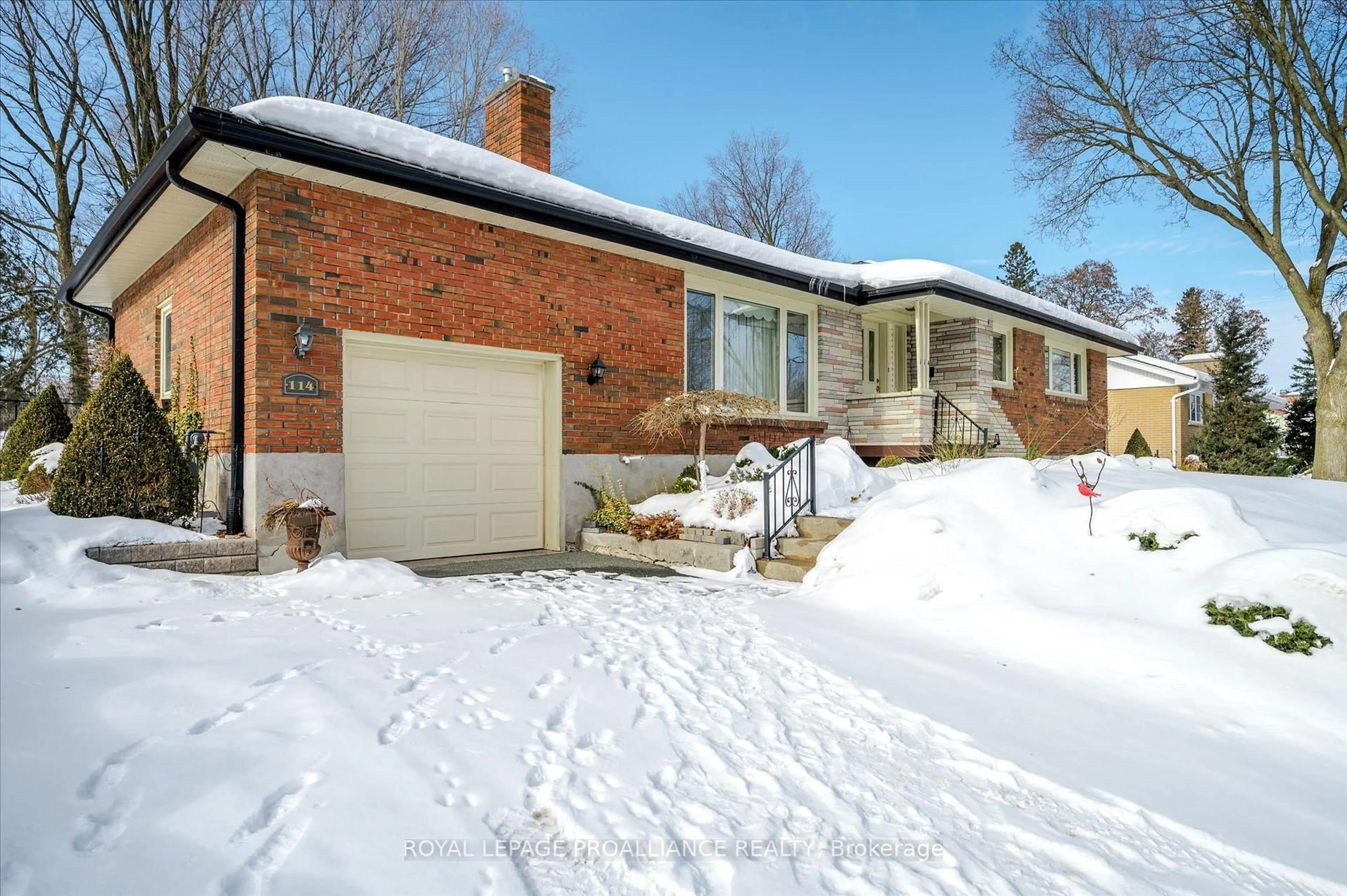 Home with brick exterior material, street for 114 O'Carroll Ave, Peterborough Ontario K9H 4V3