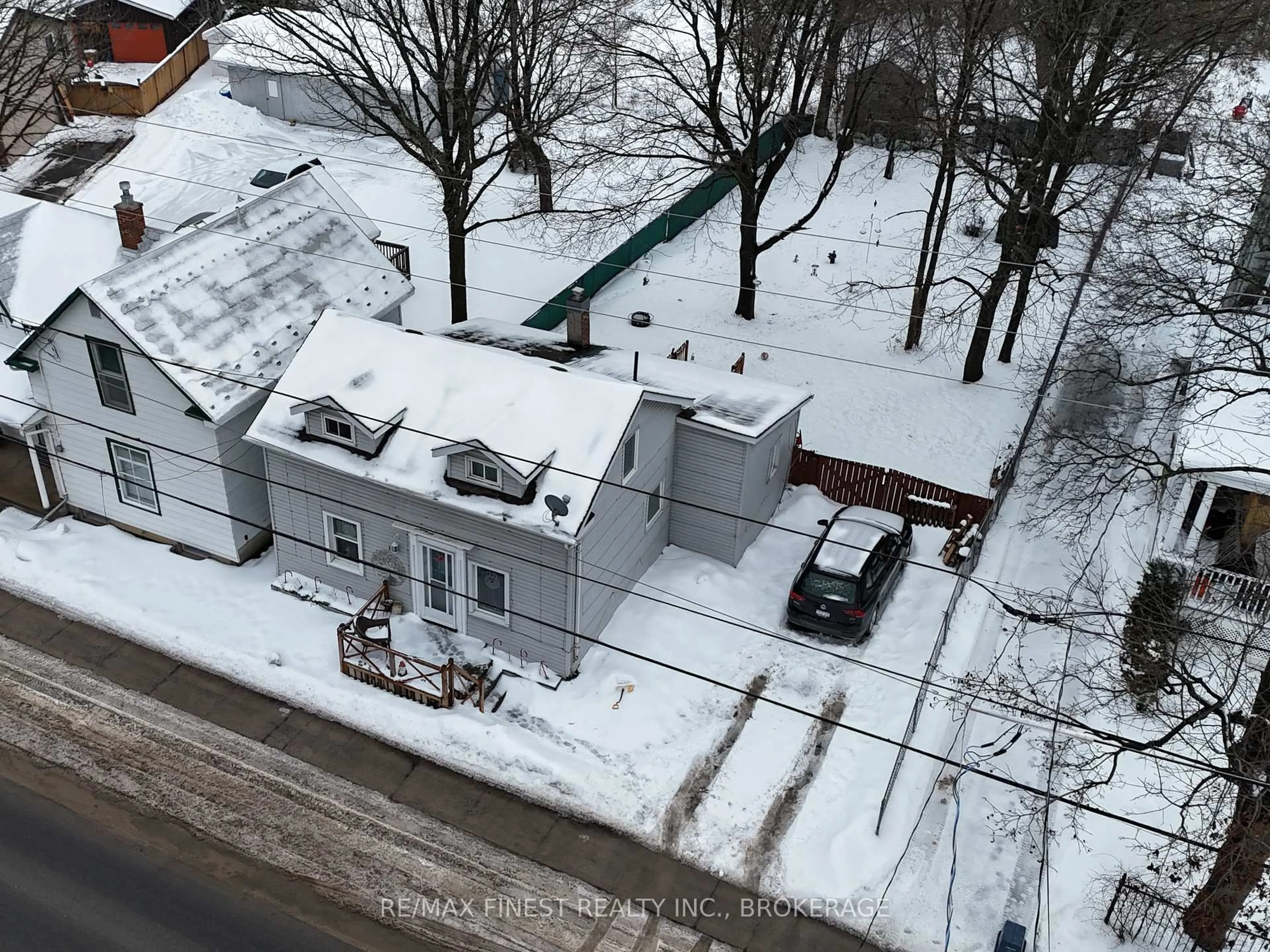 A pic from outside/outdoor area/front of a property/back of a property/a pic from drone, building for 167 Main St, Bissett Creek Ontario K0H 2H0