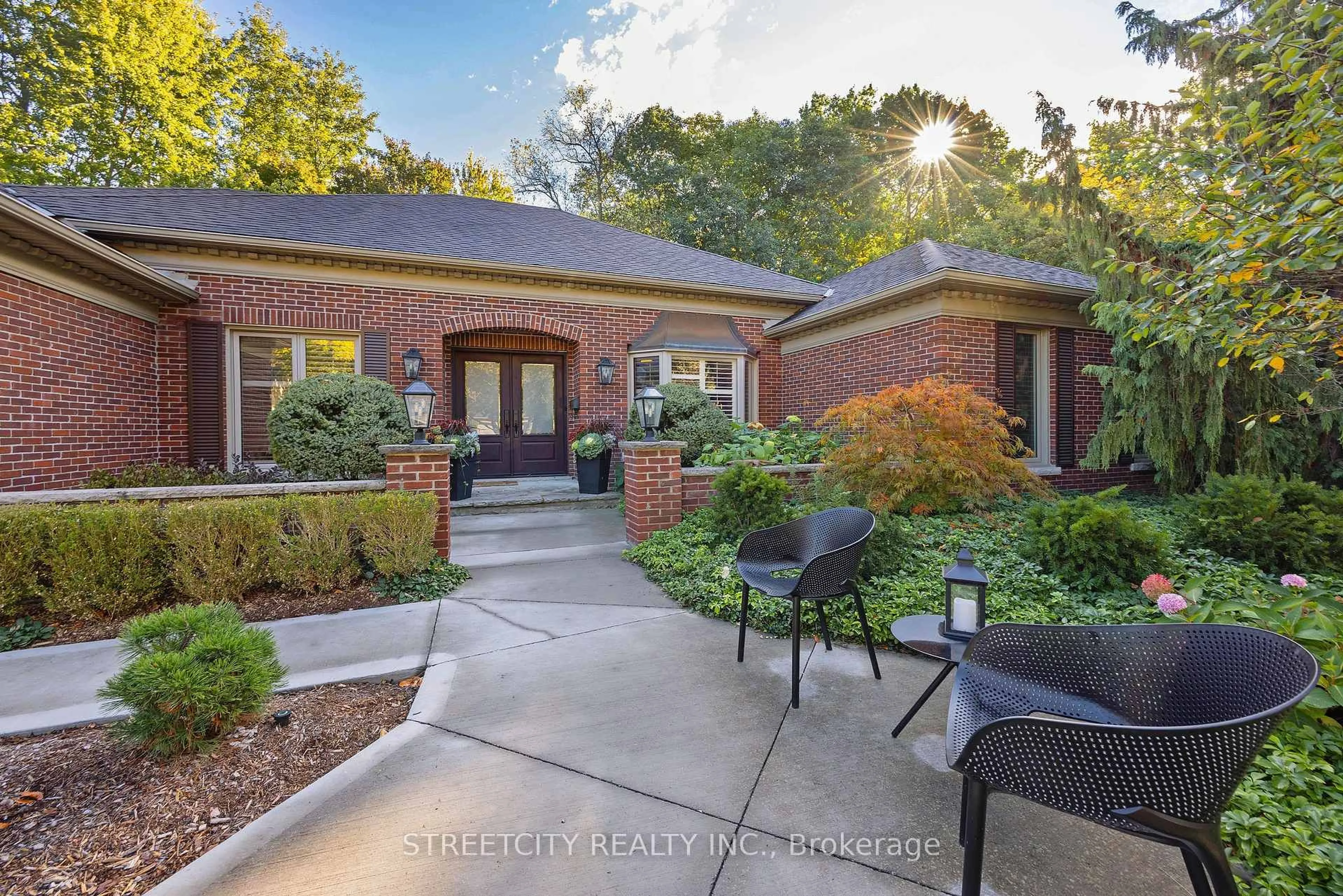 Home with brick exterior material, street for 46 Foxborough Grve, London South Ontario N6K 4A8