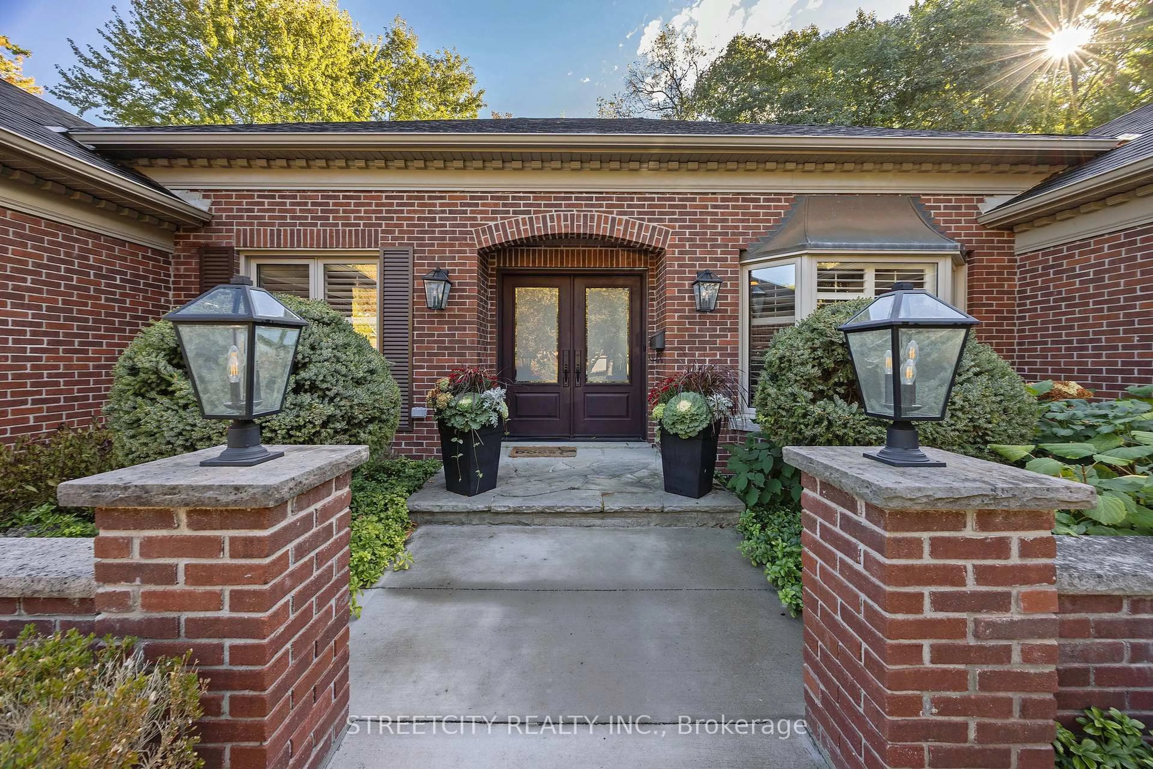 Home with brick exterior material, street for 46 Foxborough Grve, London South Ontario N6K 4A8