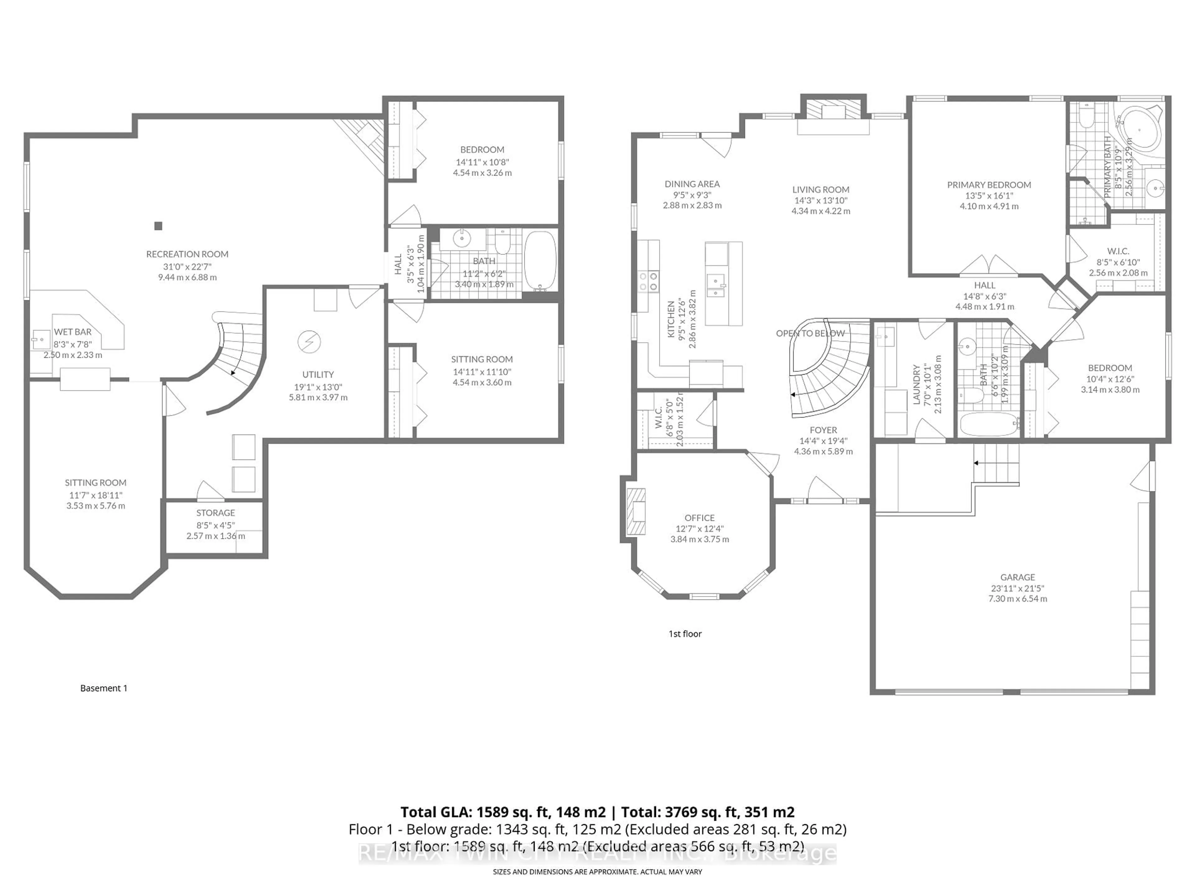 Floor plan for 35 Long Lane, Brant Ontario N3L 4E9