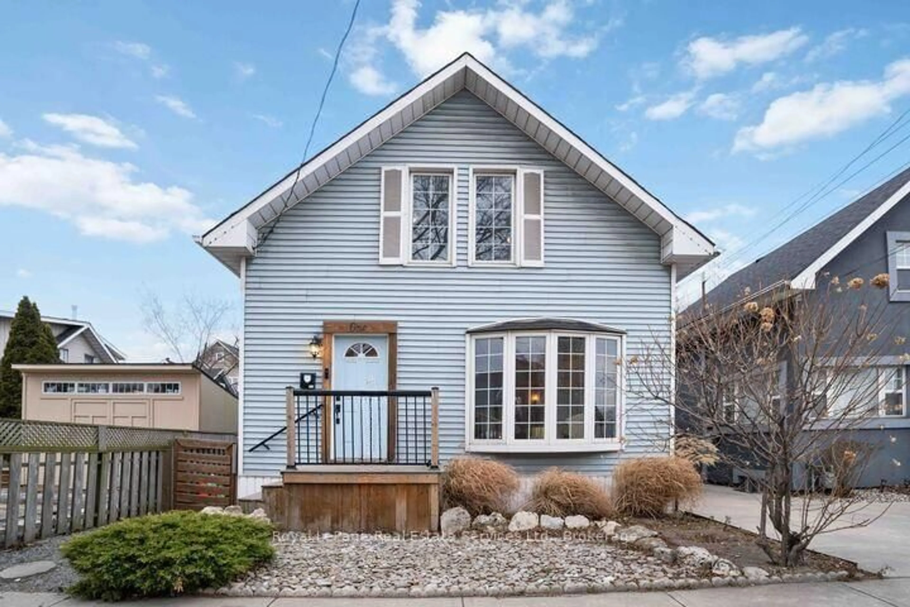 Home with vinyl exterior material, street for 1 Mareve Ave, Hamilton Ontario L8H 7A7