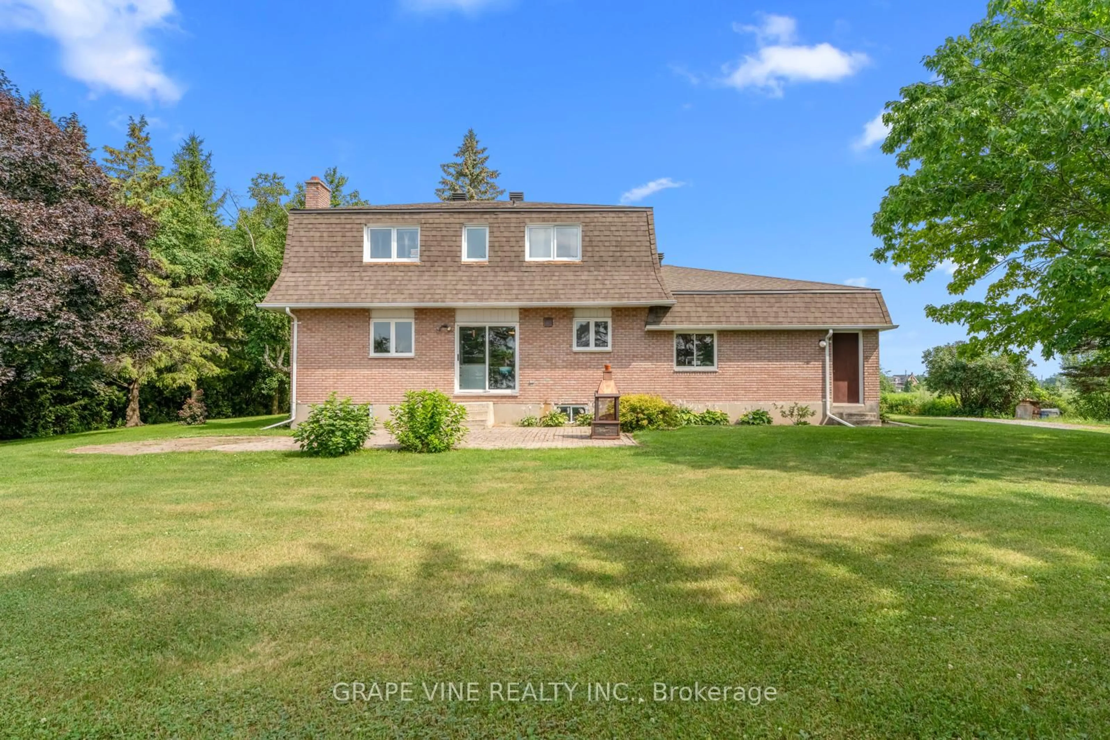 A pic from outside/outdoor area/front of a property/back of a property/a pic from drone, water/lake/river/ocean view for 5073 Rushmore Rd, Richmond Ontario K0A 2Z0