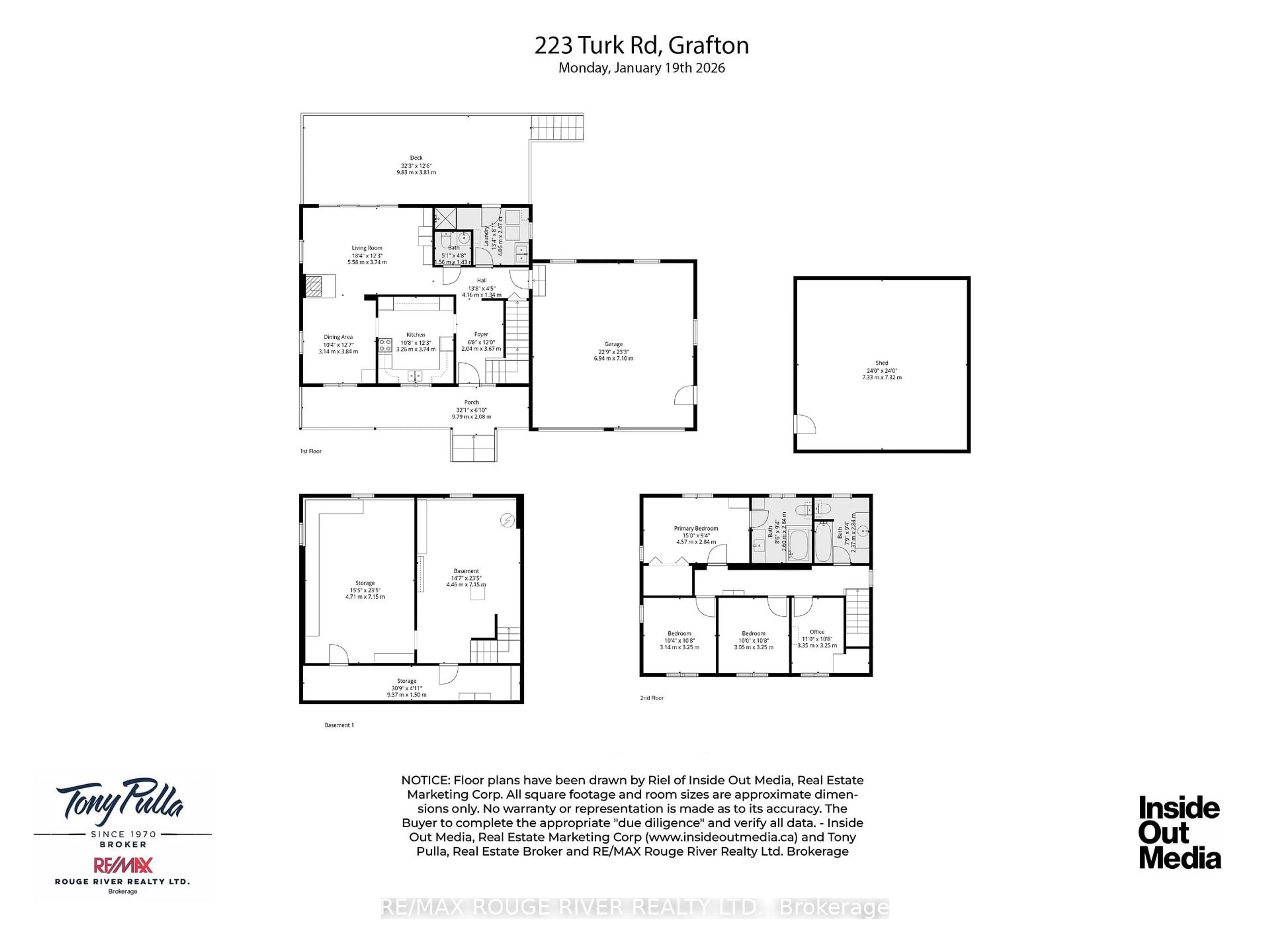 Floor plan for 223 TURK Rd, Alnwick/Haldimand Ontario K0K 2G0