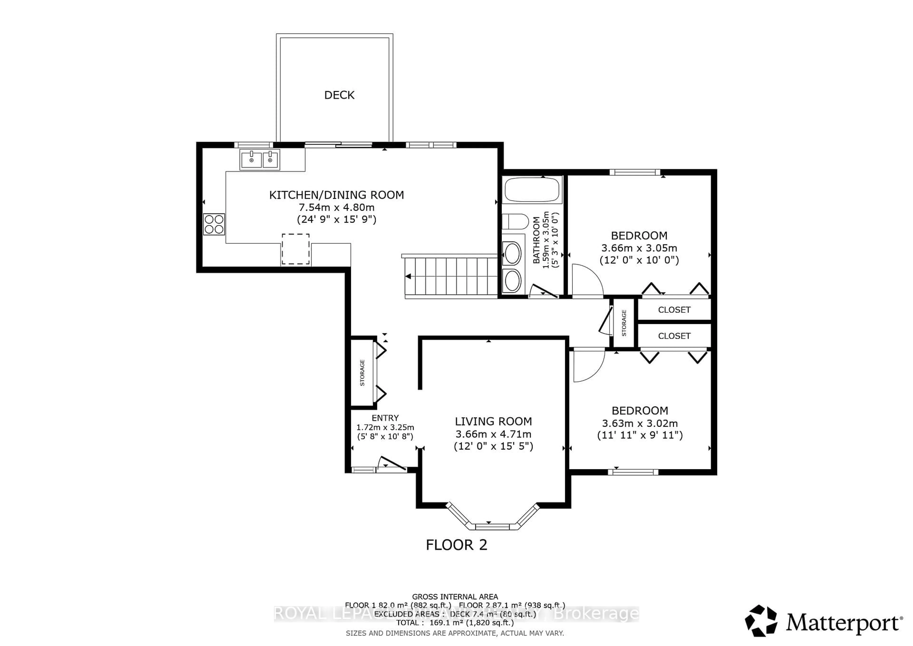 Floor plan for 42 BENEDICT Crt, London East Ontario N5Y 5H6