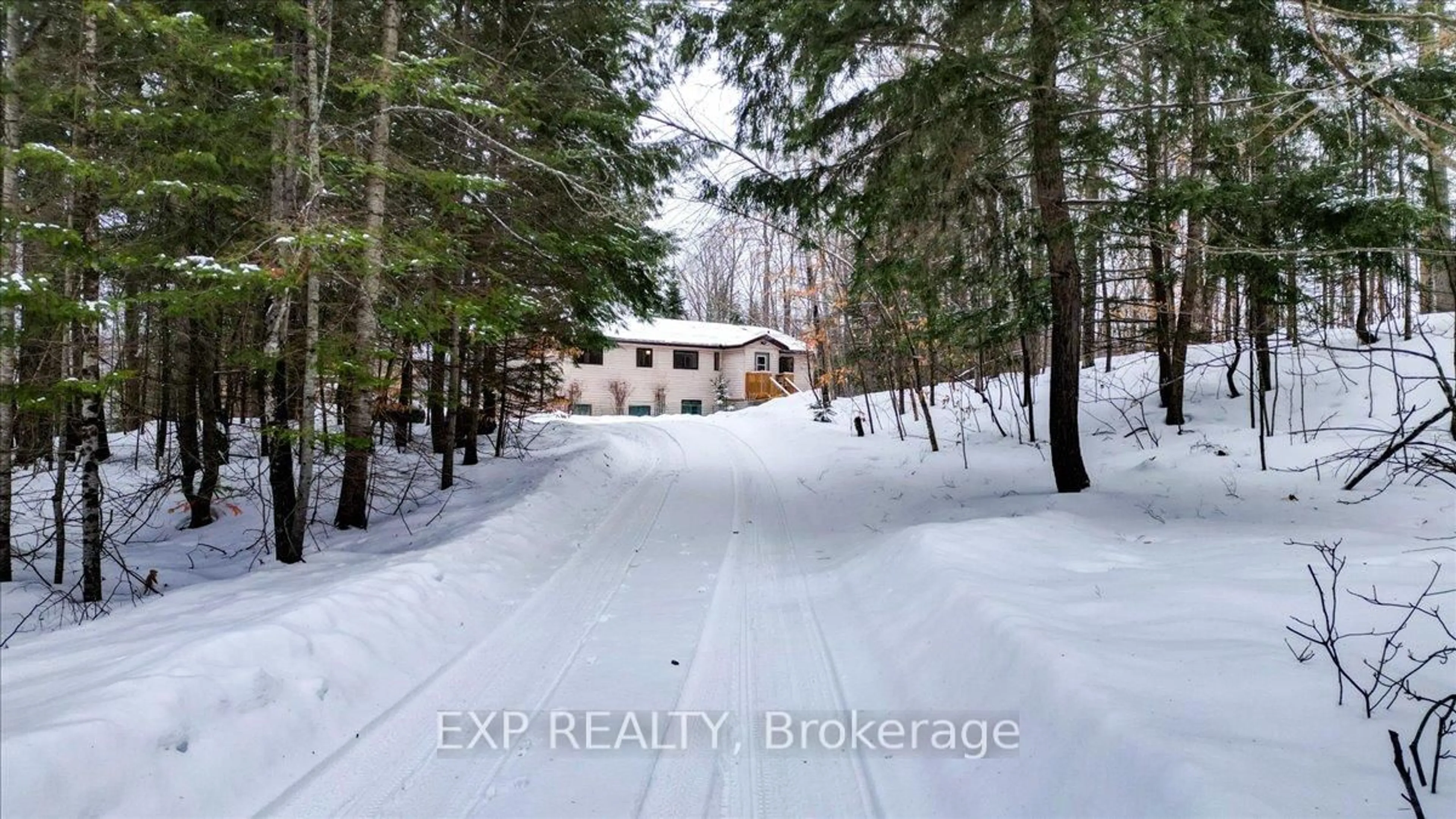 A pic from outside/outdoor area/front of a property/back of a property/a pic from drone, unknown for 195 Maple Ridge Lane, Coe Hill Ontario K0L 1P0