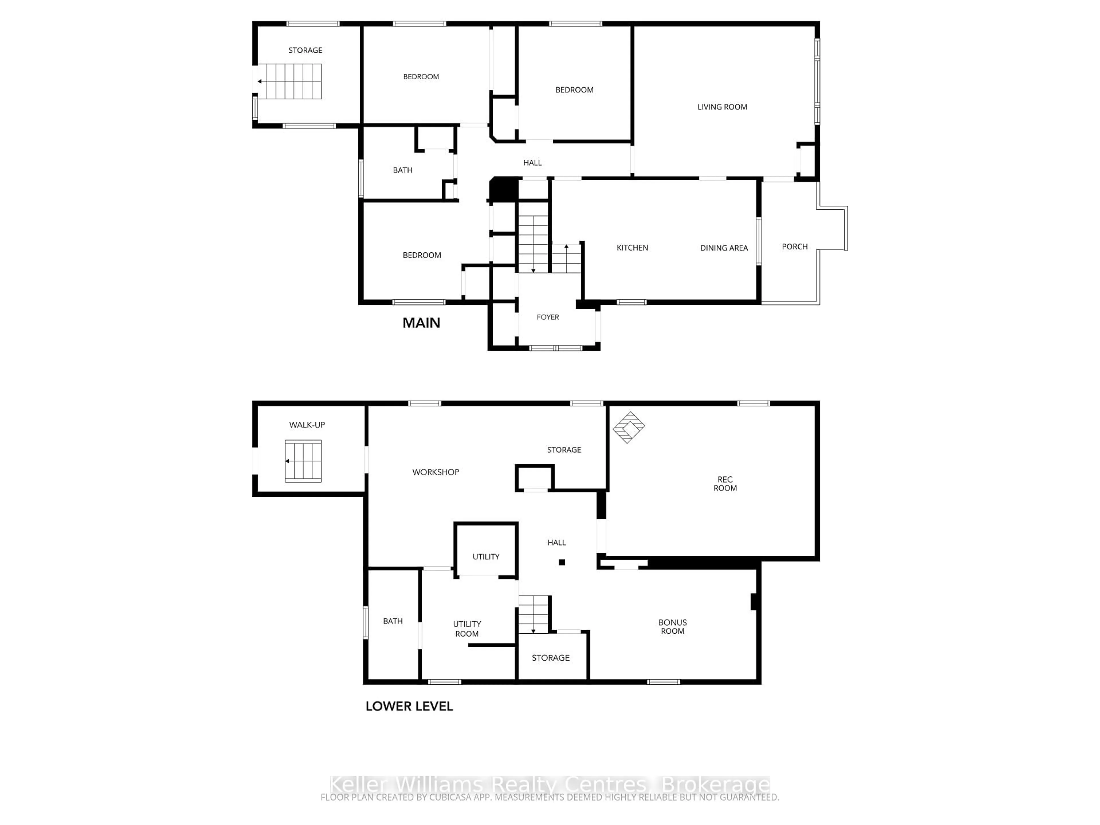 Floor plan for 471 4th St, Hanover Ontario N4N 3E8