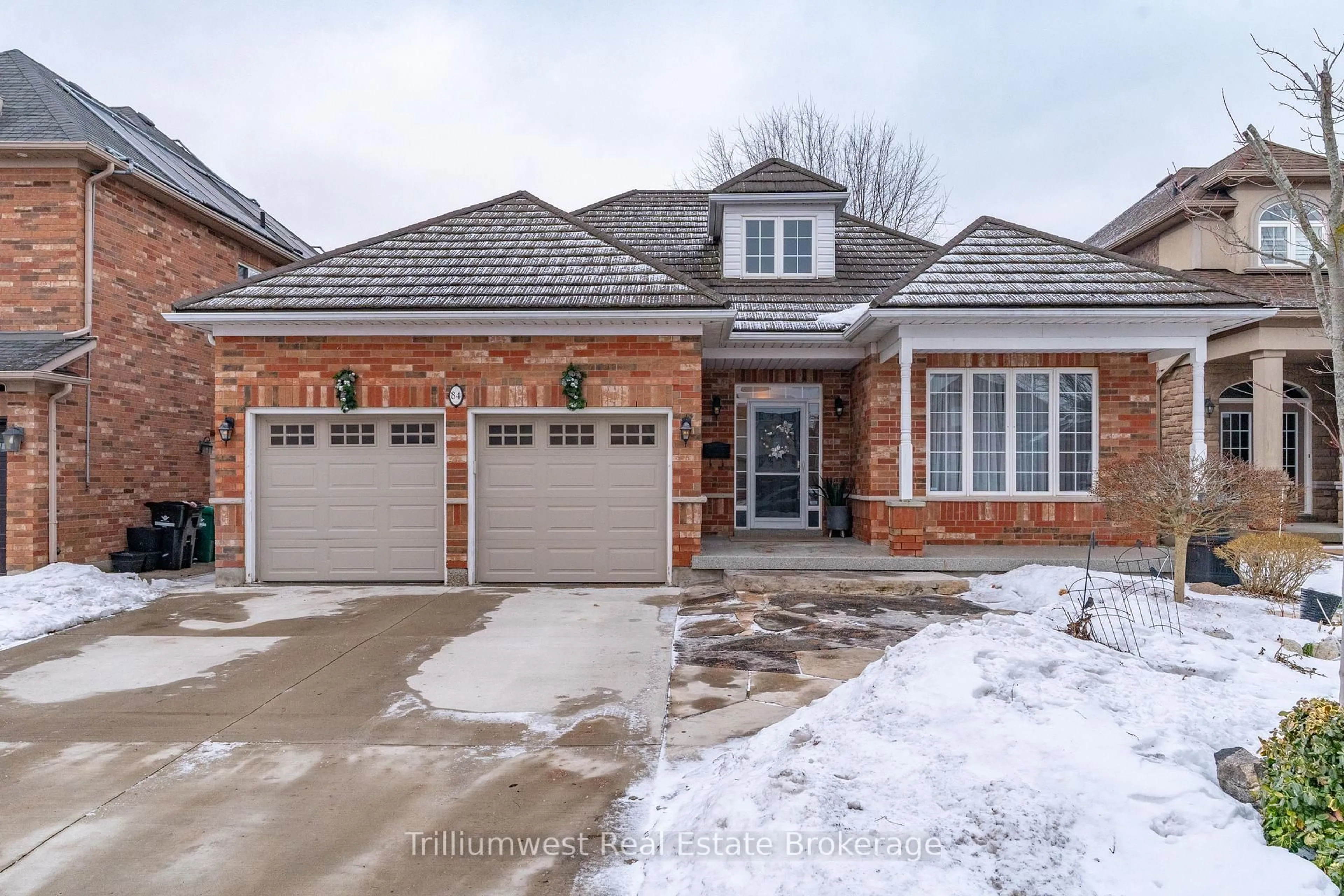 Home with brick exterior material, street for 84 Drinkwater Dr, Cambridge Ontario N1P 1G5