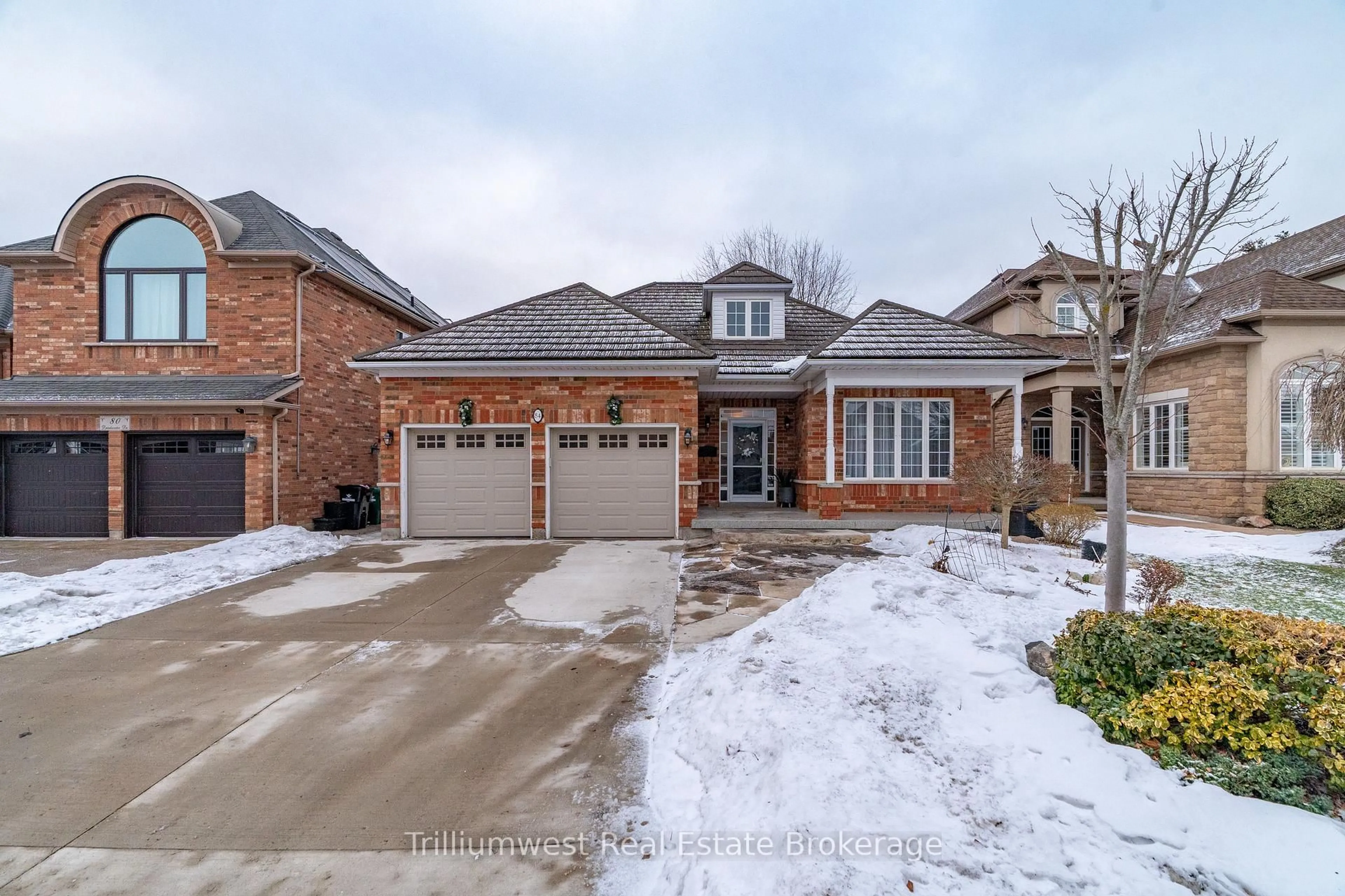 Home with brick exterior material, street for 84 Drinkwater Dr, Cambridge Ontario N1P 1G5