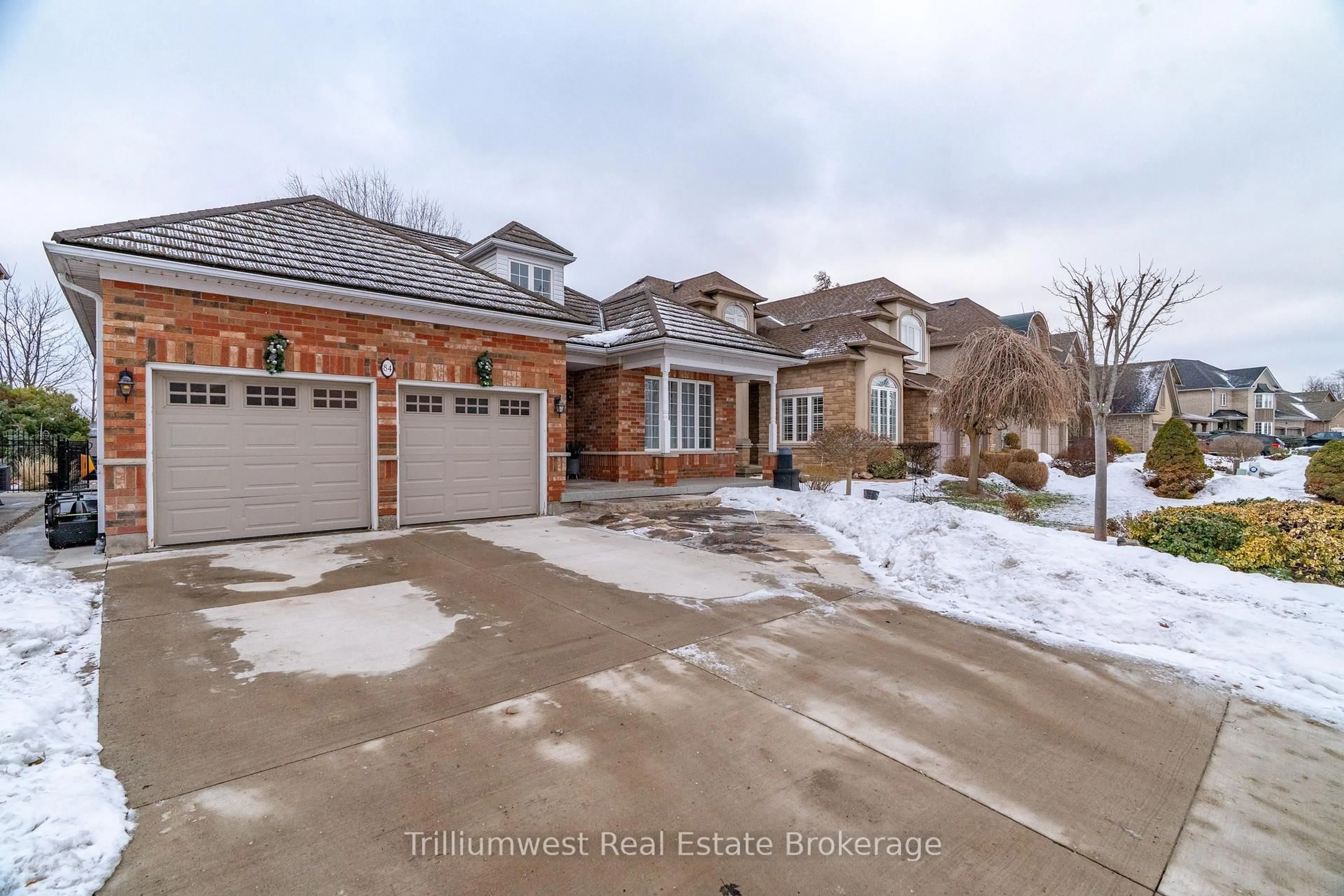 Home with brick exterior material, street for 84 Drinkwater Dr, Cambridge Ontario N1P 1G5