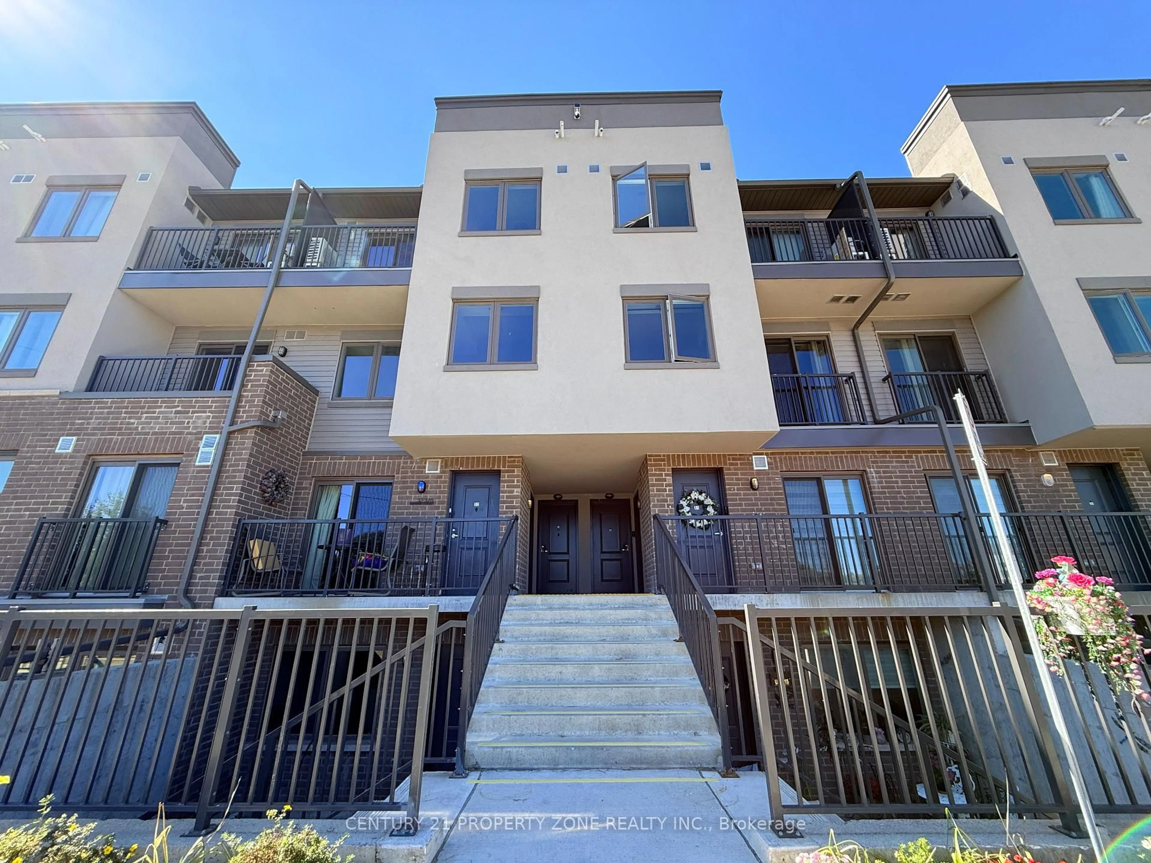 A pic from outside/outdoor area/front of a property/back of a property/a pic from drone, unknown for 370 Fisher Mills Rd #C60, Cambridge Ontario N3C 0G8