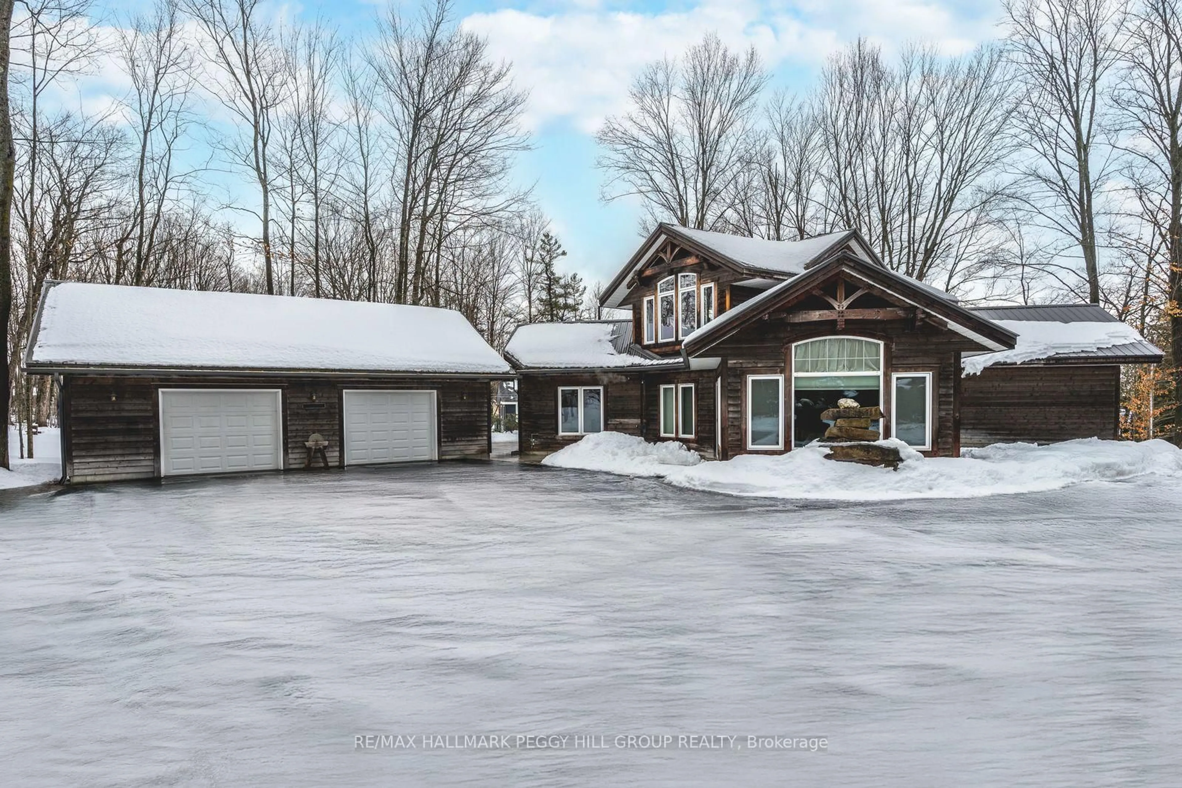 Indoor garage for 284 Lake Dalrymple Rd, Kawartha Lakes Ontario L0K 1W0