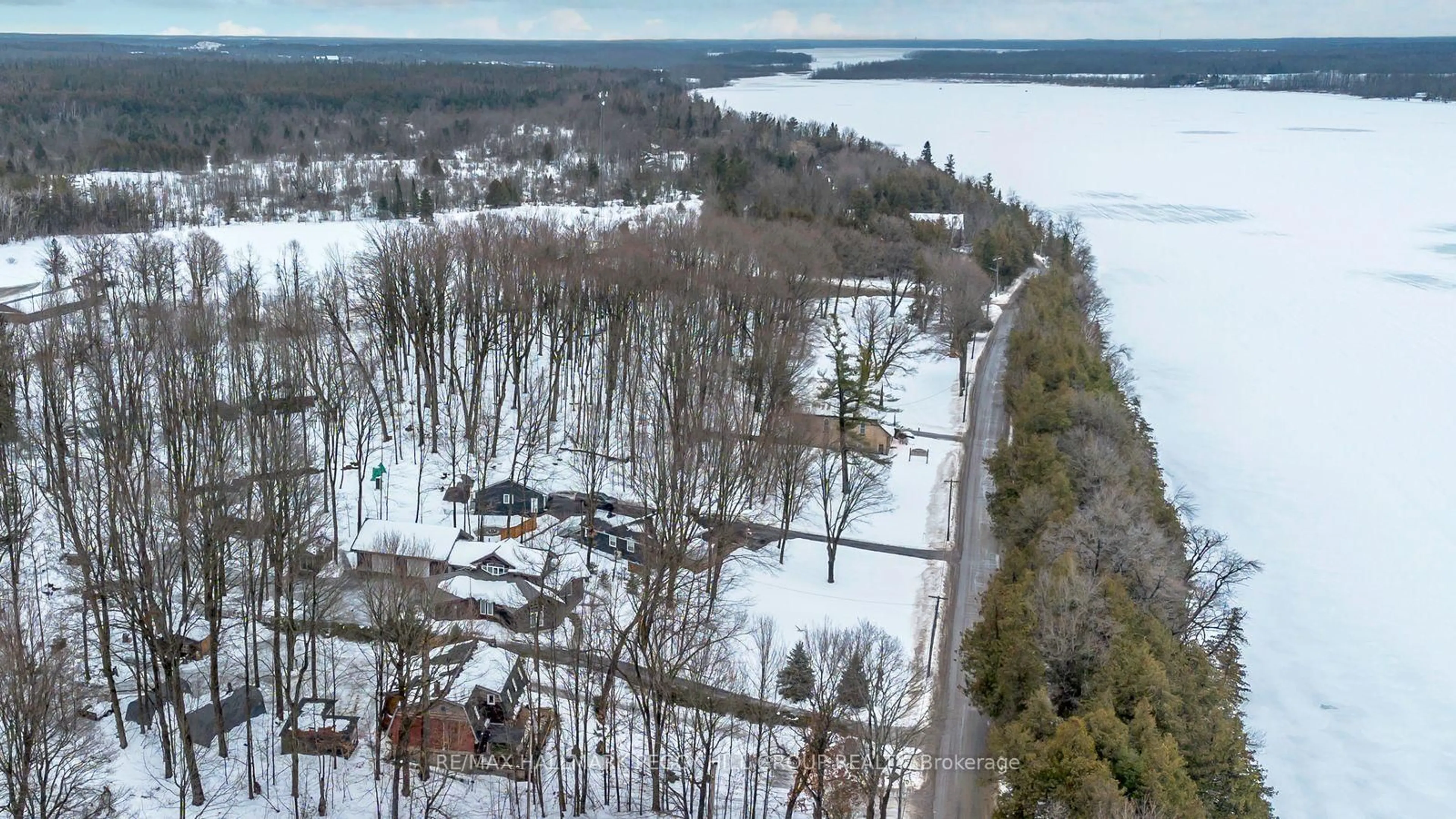 A pic from outside/outdoor area/front of a property/back of a property/a pic from drone, water/lake/river/ocean view for 284 Lake Dalrymple Rd, Kawartha Lakes Ontario L0K 1W0