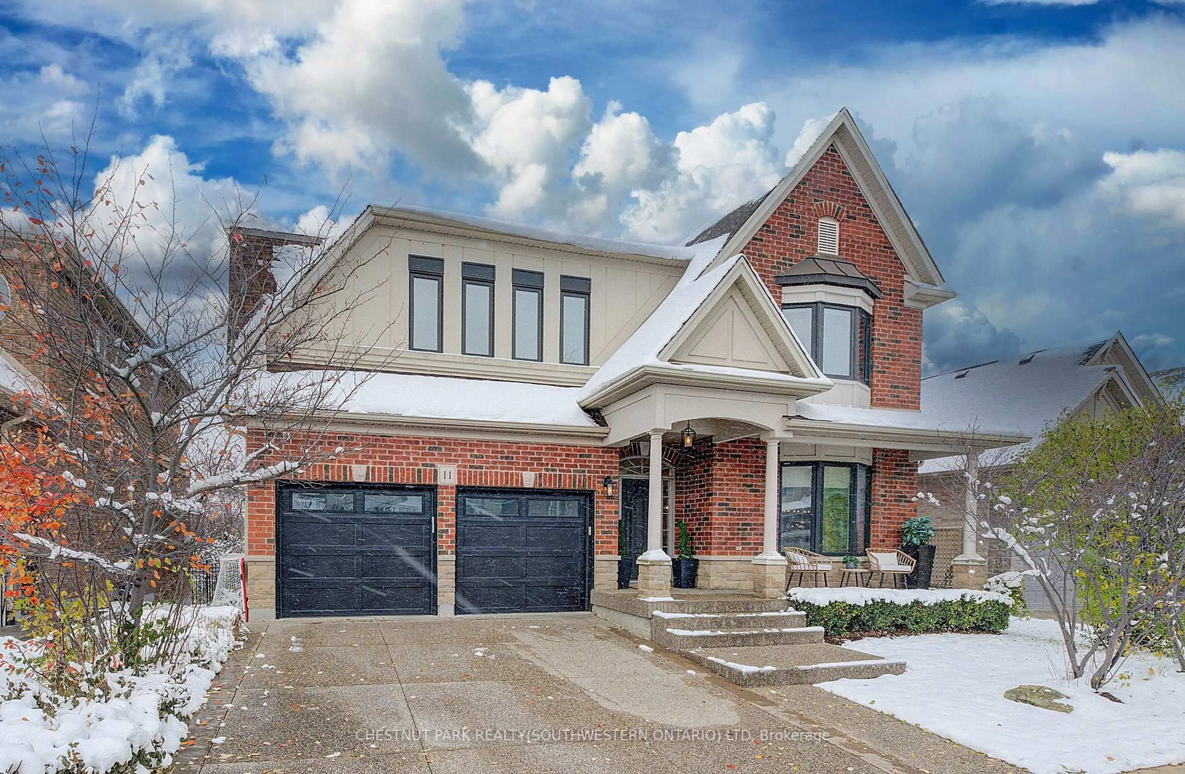 Home with brick exterior material, street for 11 Tremaine Dr, Kitchener Ontario N2A 4L9