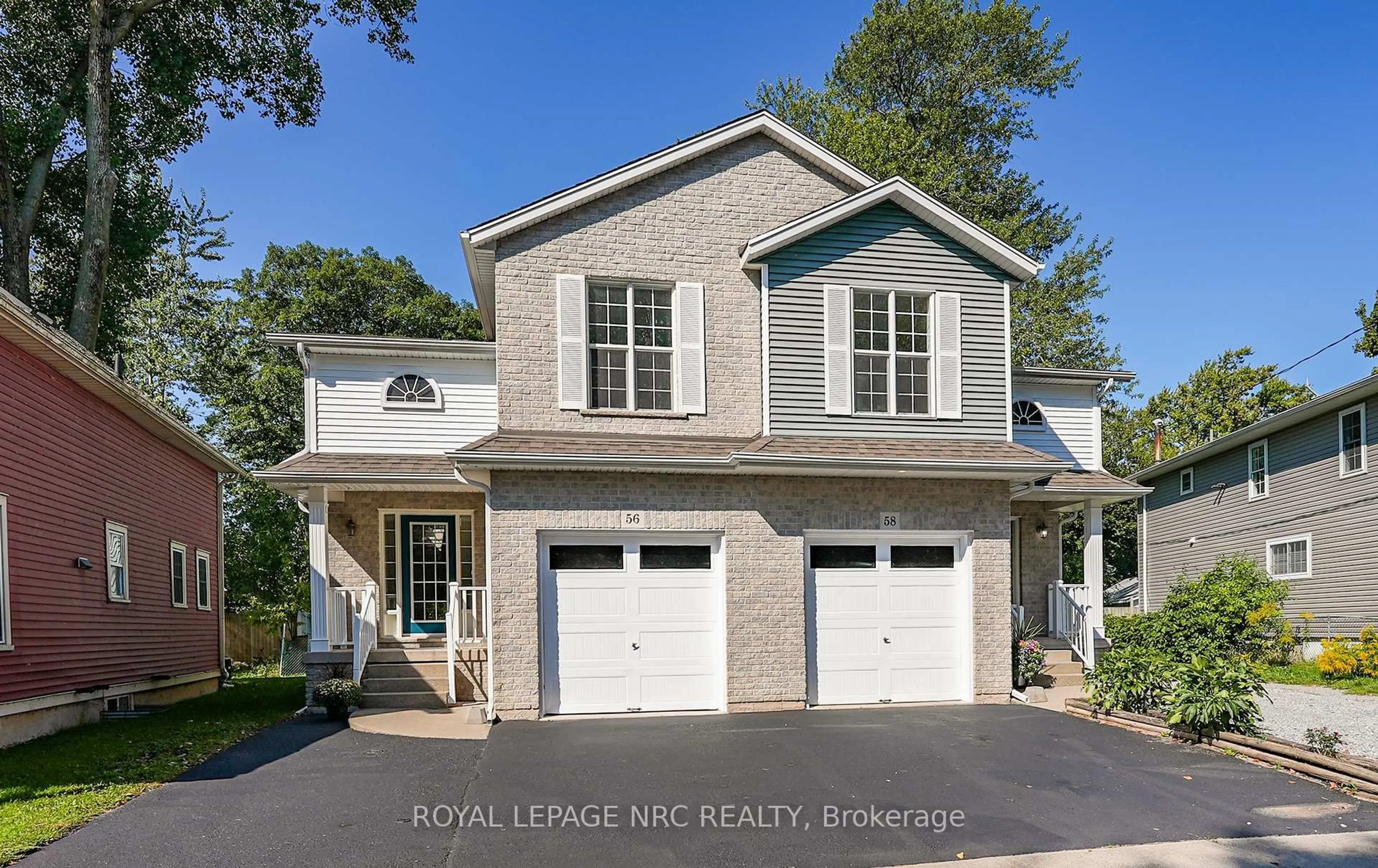 Home with brick exterior material, street for 56 Queens Circ, Fort Erie Ontario L0S 1B0