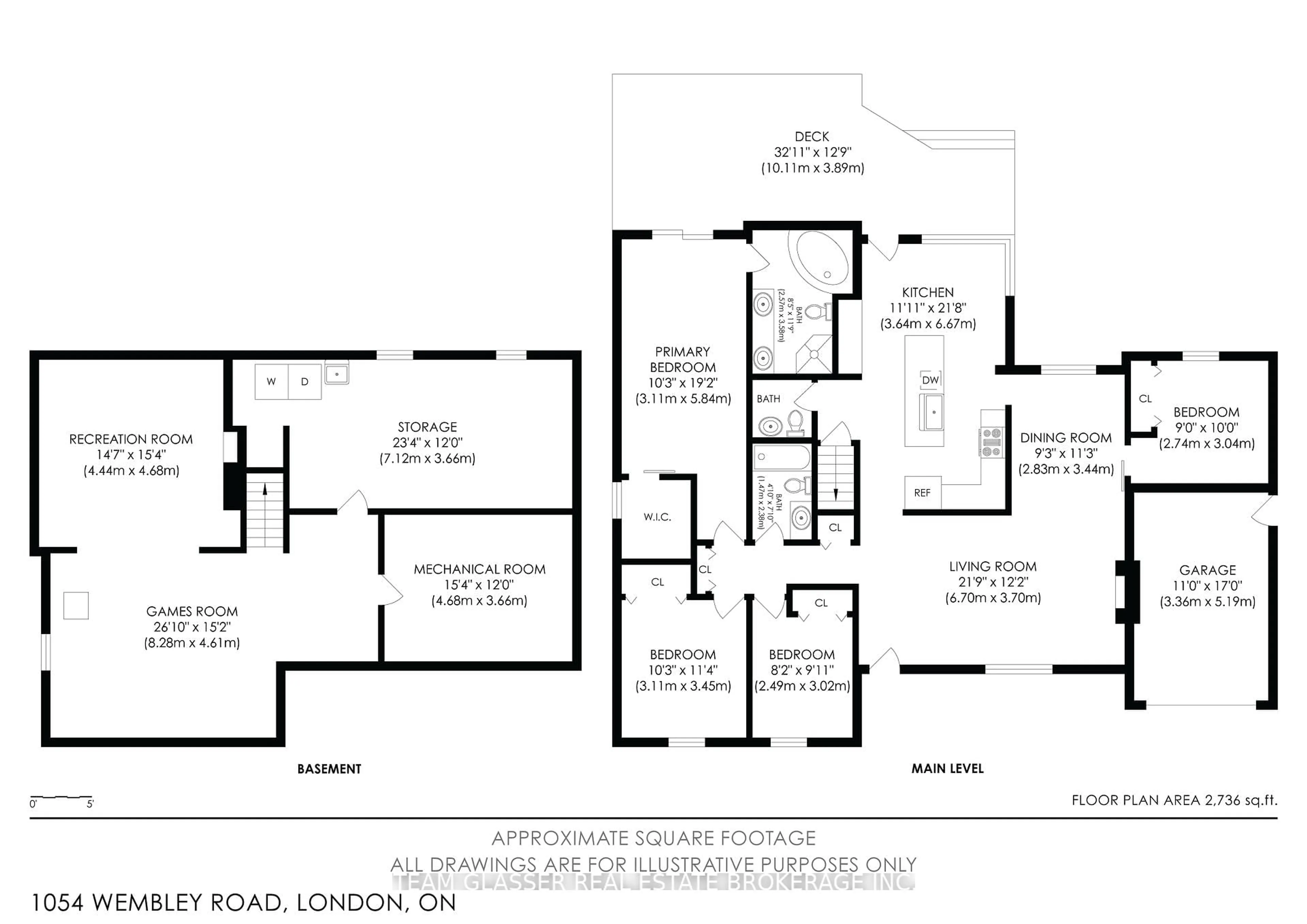 Floor plan for 1054 Wembley Rd, London North Ontario N6H 3X6