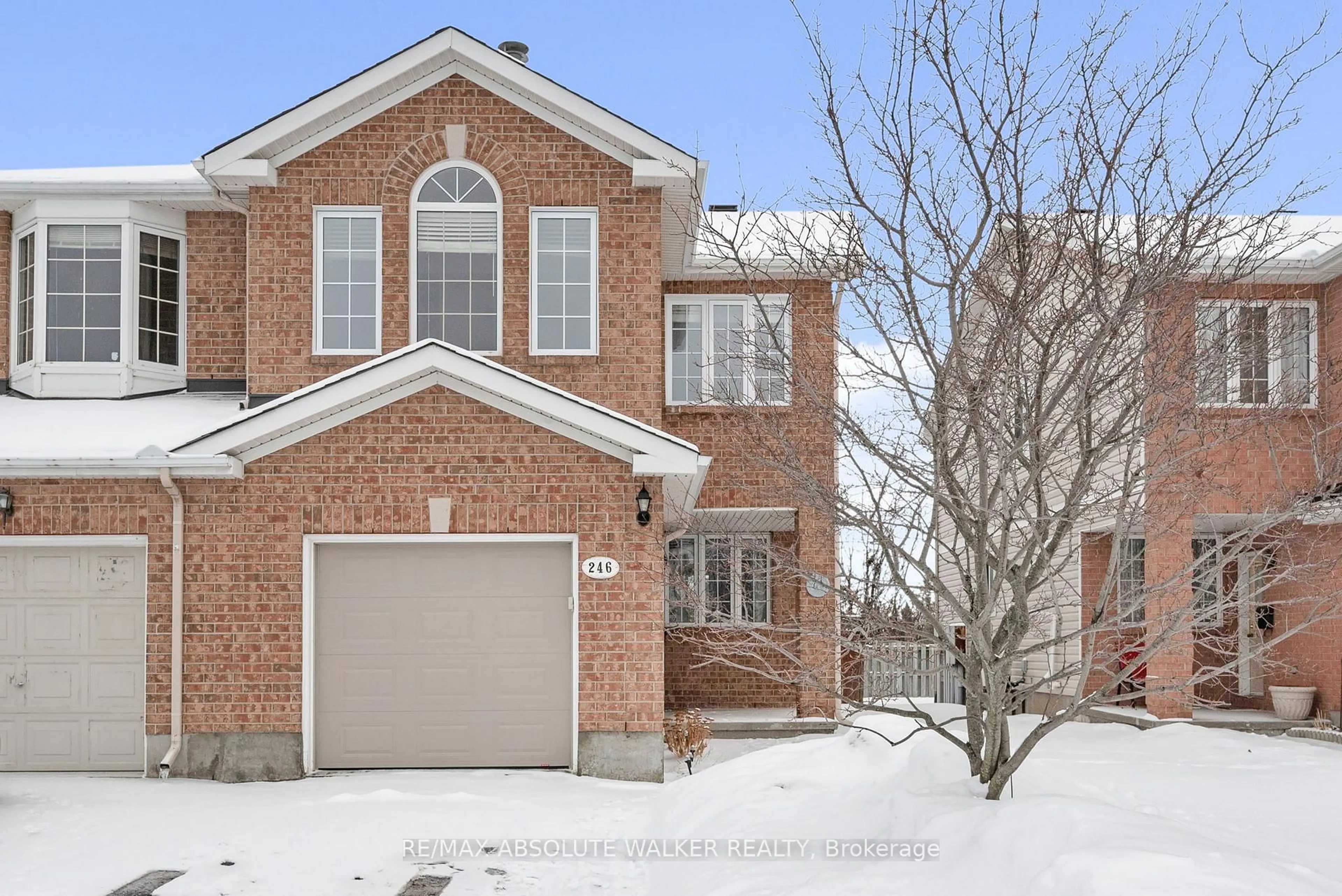Home with brick exterior material, street for 246 Mountshannon Dr, Ottawa Ontario K2J 4N5