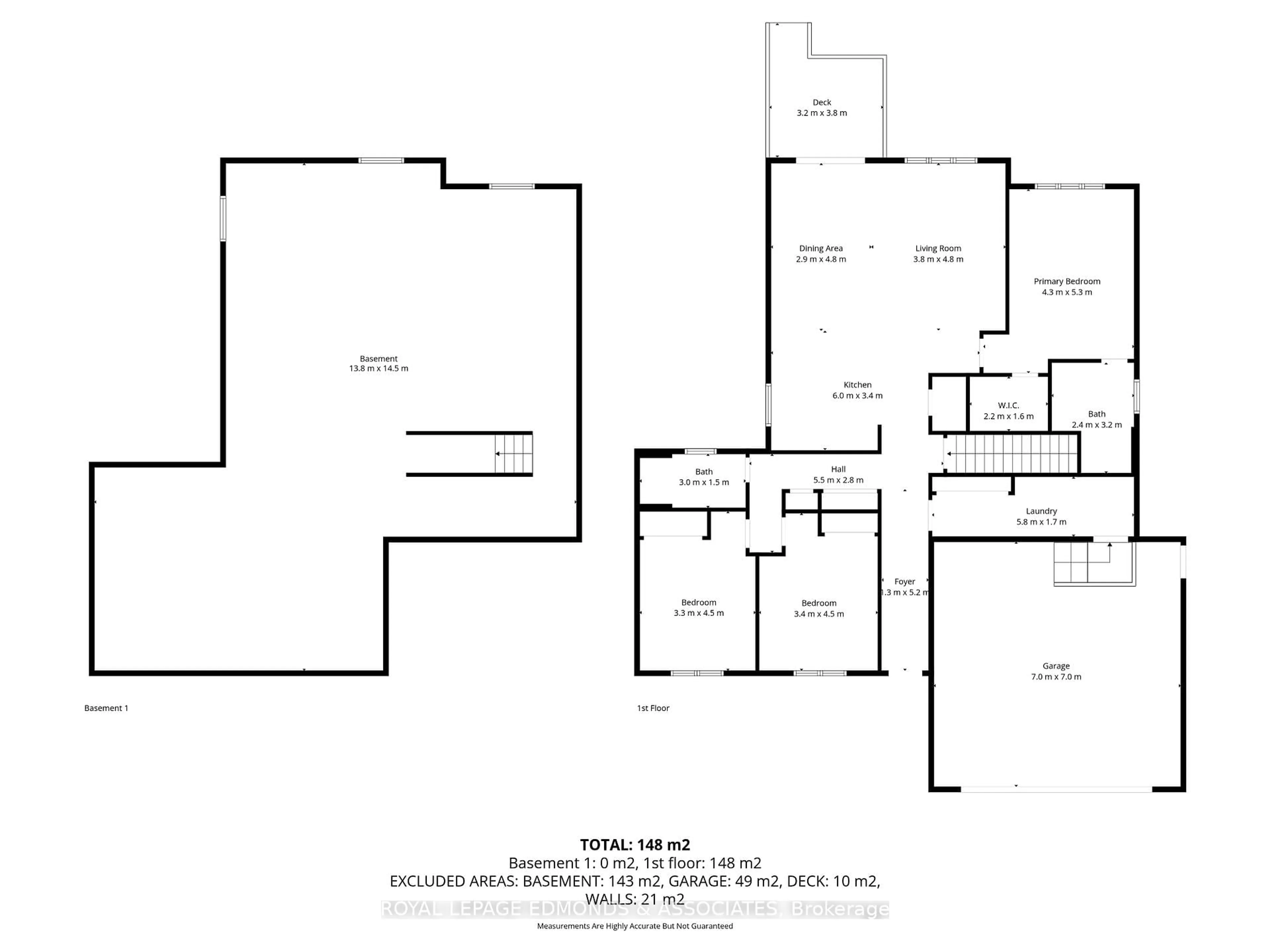 Floor plan for 22 Bamagillia St, Cobden Ontario K0J 1K0