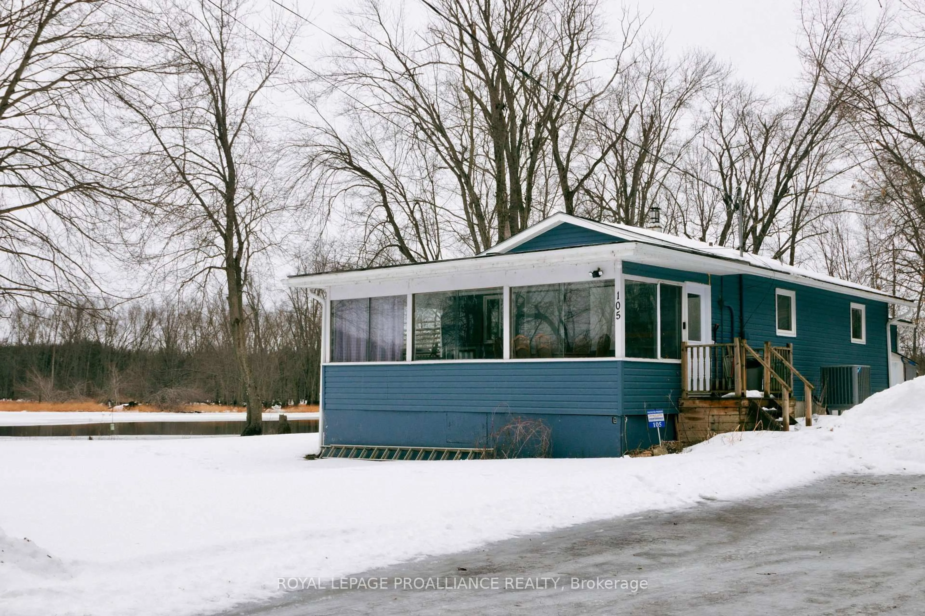 Home with vinyl exterior material, street for 105 Sanctuary Lane, Quinte West Ontario K0K 2B0