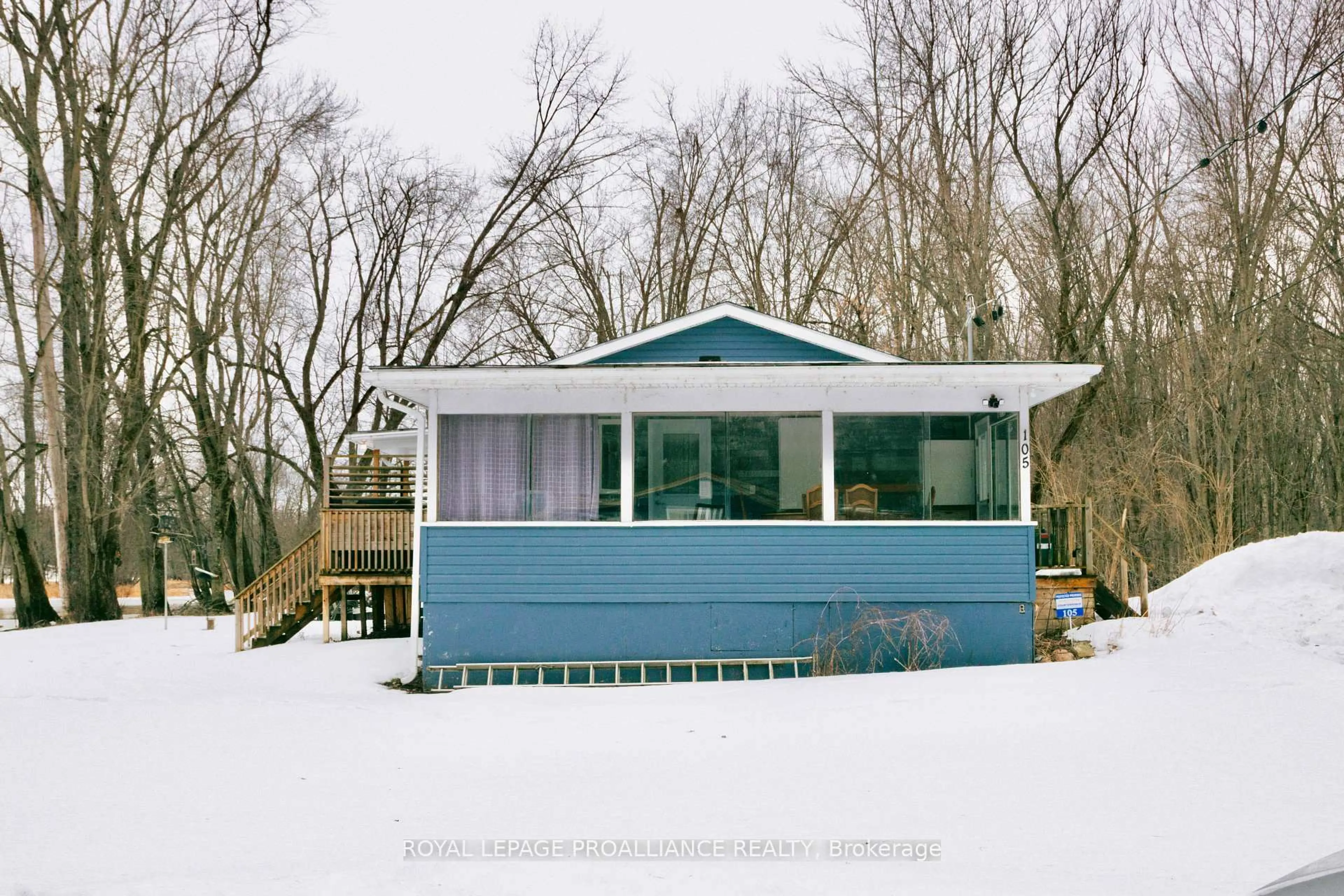 Home with vinyl exterior material, street for 105 Sanctuary Lane, Quinte West Ontario K0K 2B0