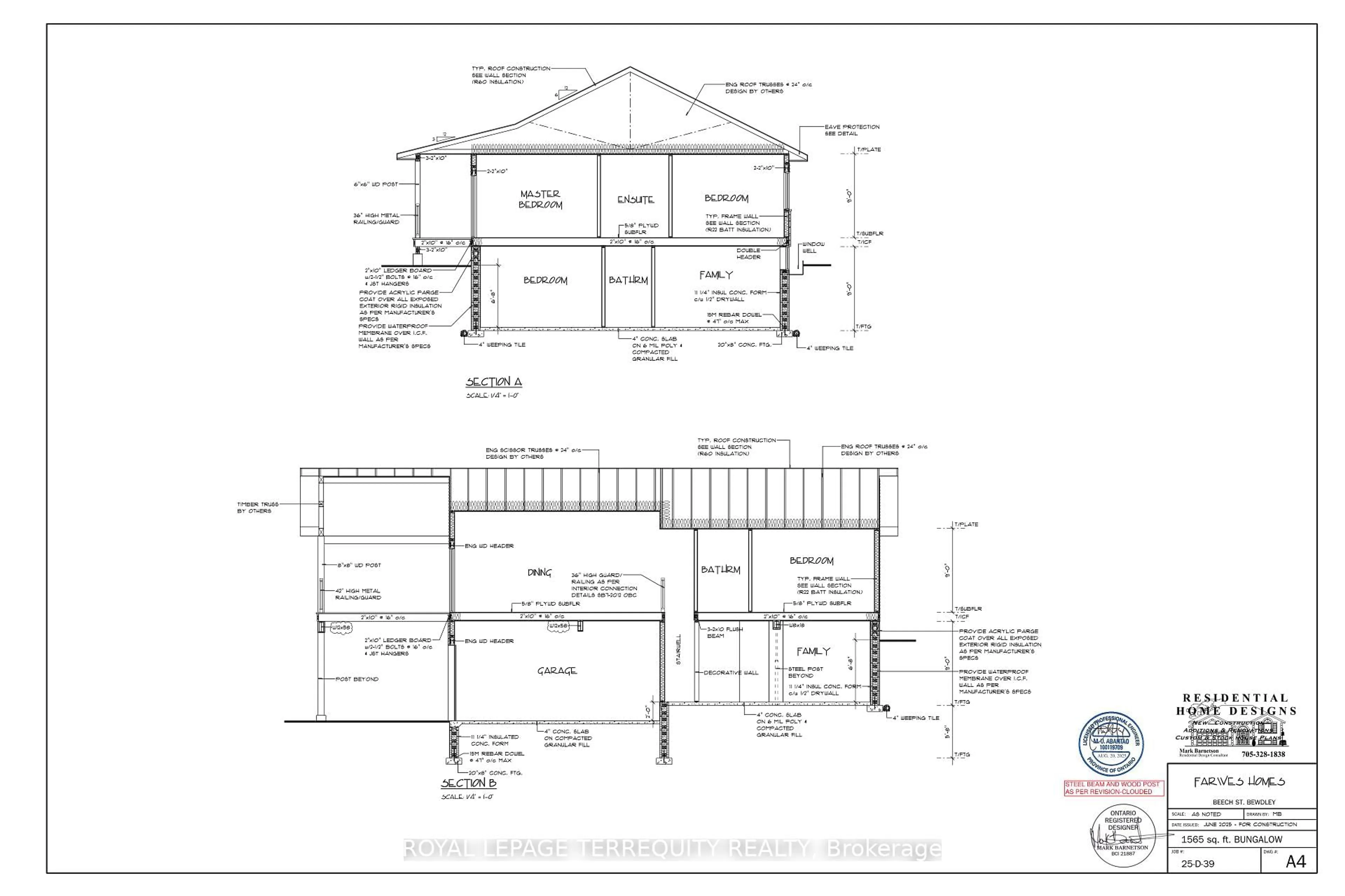 Floor plan for 7037 Beech St, Hamilton Township Ontario K9A 4K1