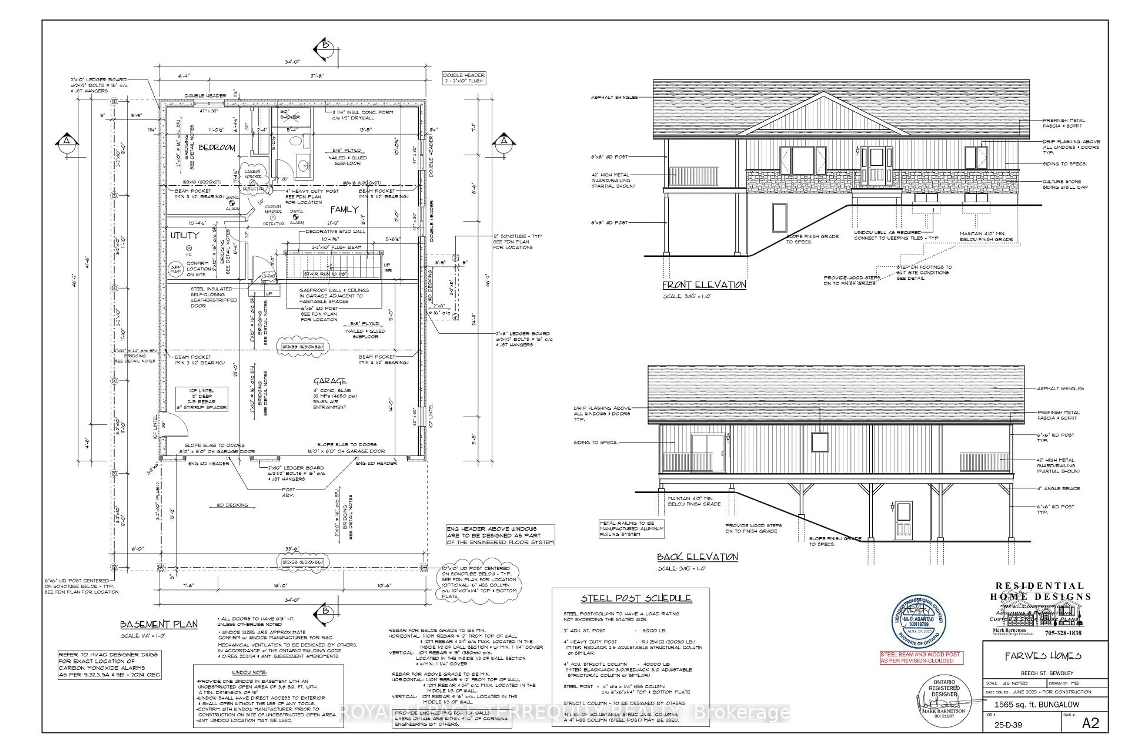 Floor plan for 7037 Beech St, Hamilton Township Ontario K9A 4K1