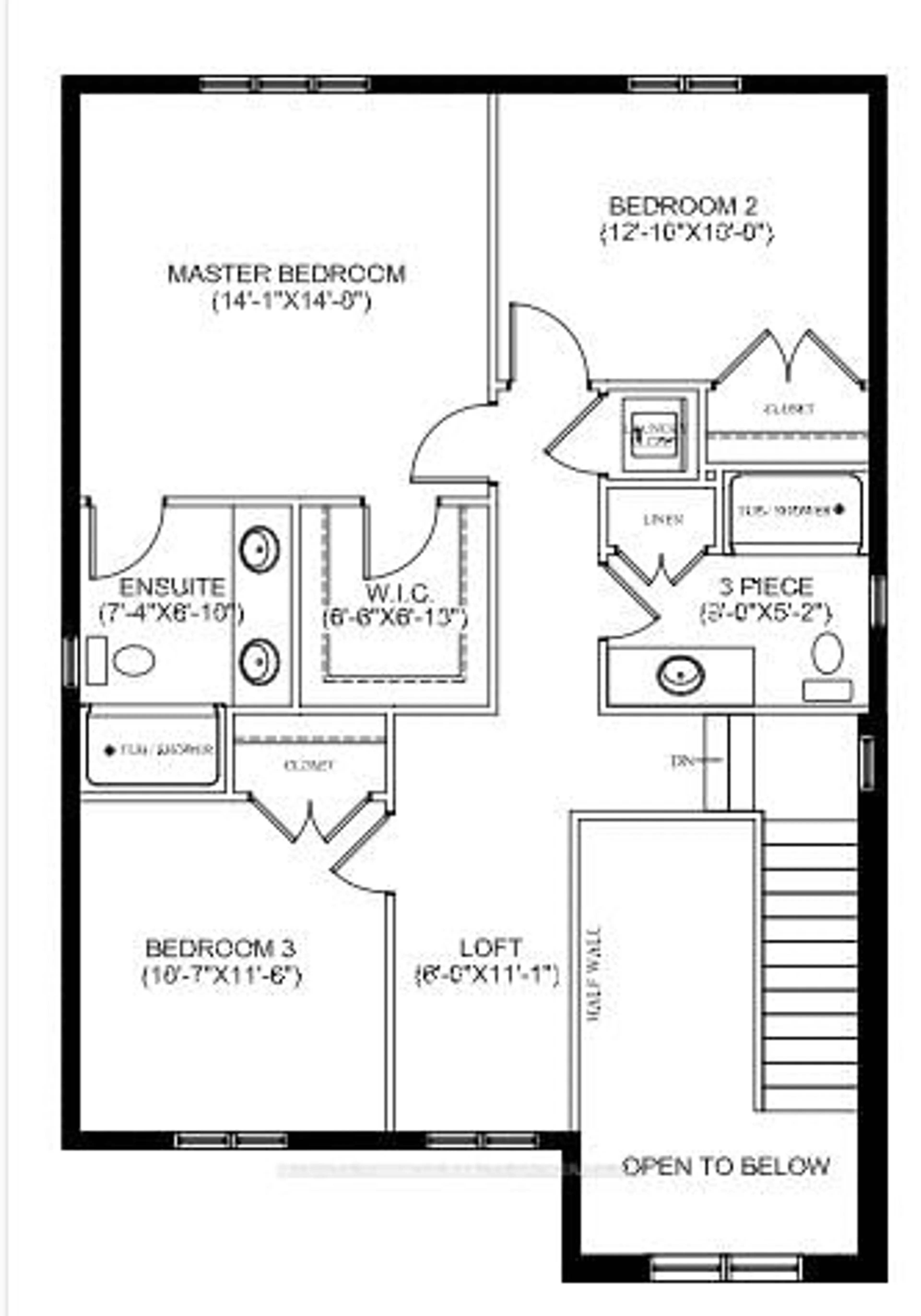 Floor plan for 4252 Liberty Crossing, London South Ontario N6P 1J9