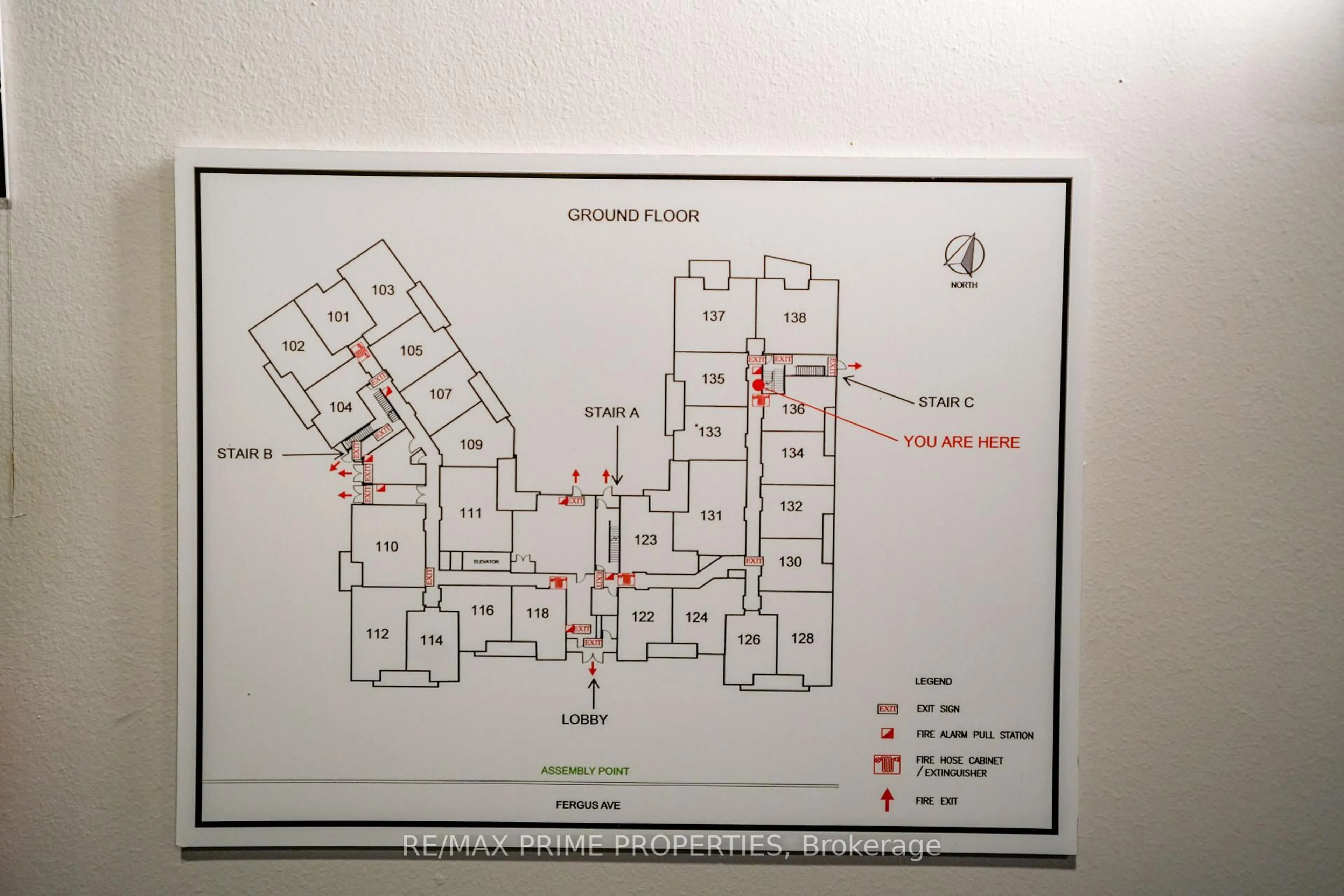 Floor plan for 110 FERGUS Ave #135, Kitchener Ontario N2A 2H2