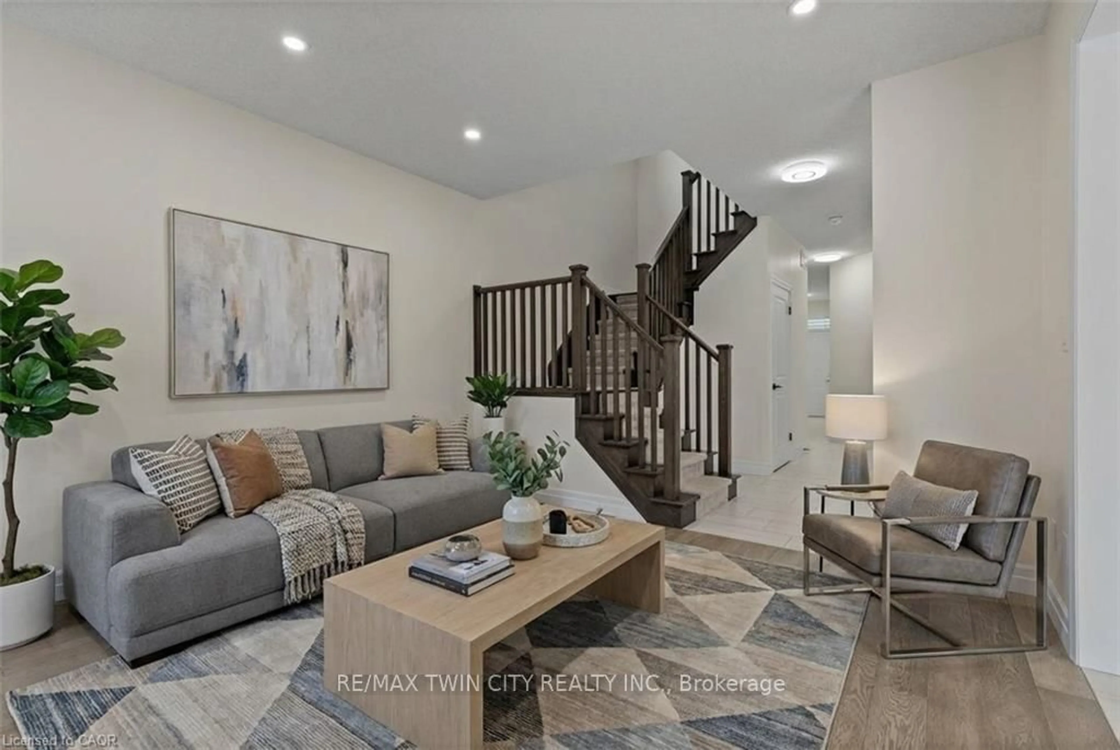 Living room with furniture, unknown for 352 Chokecherry Cres, Waterloo Ontario N2V 0H1