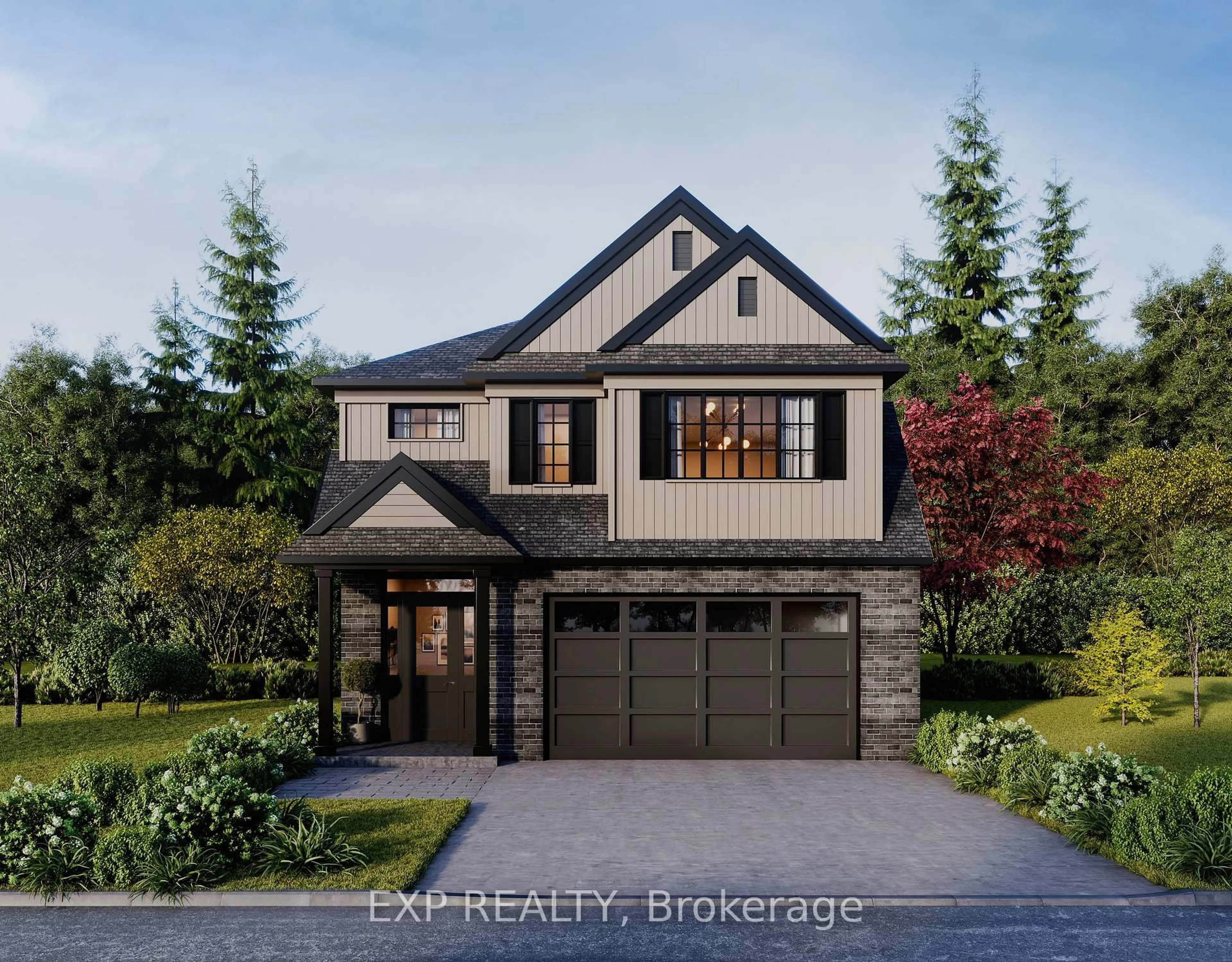 Home with brick exterior material, street for 6768 Heathwoods Ave, London South Ontario N6P 0M2