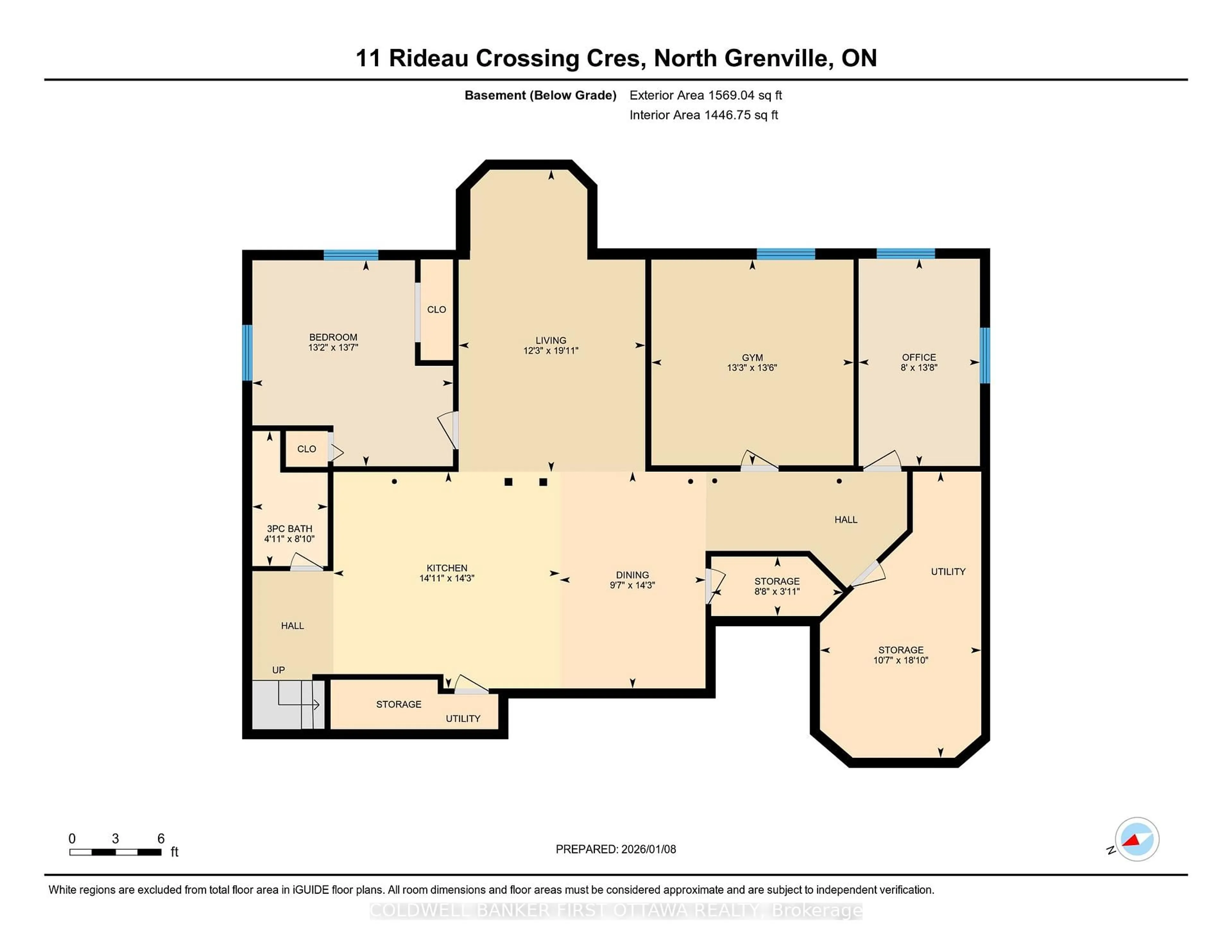 Floor plan for 11 Rideau Crossing Cres, North Grenville Ontario K0G 1K0