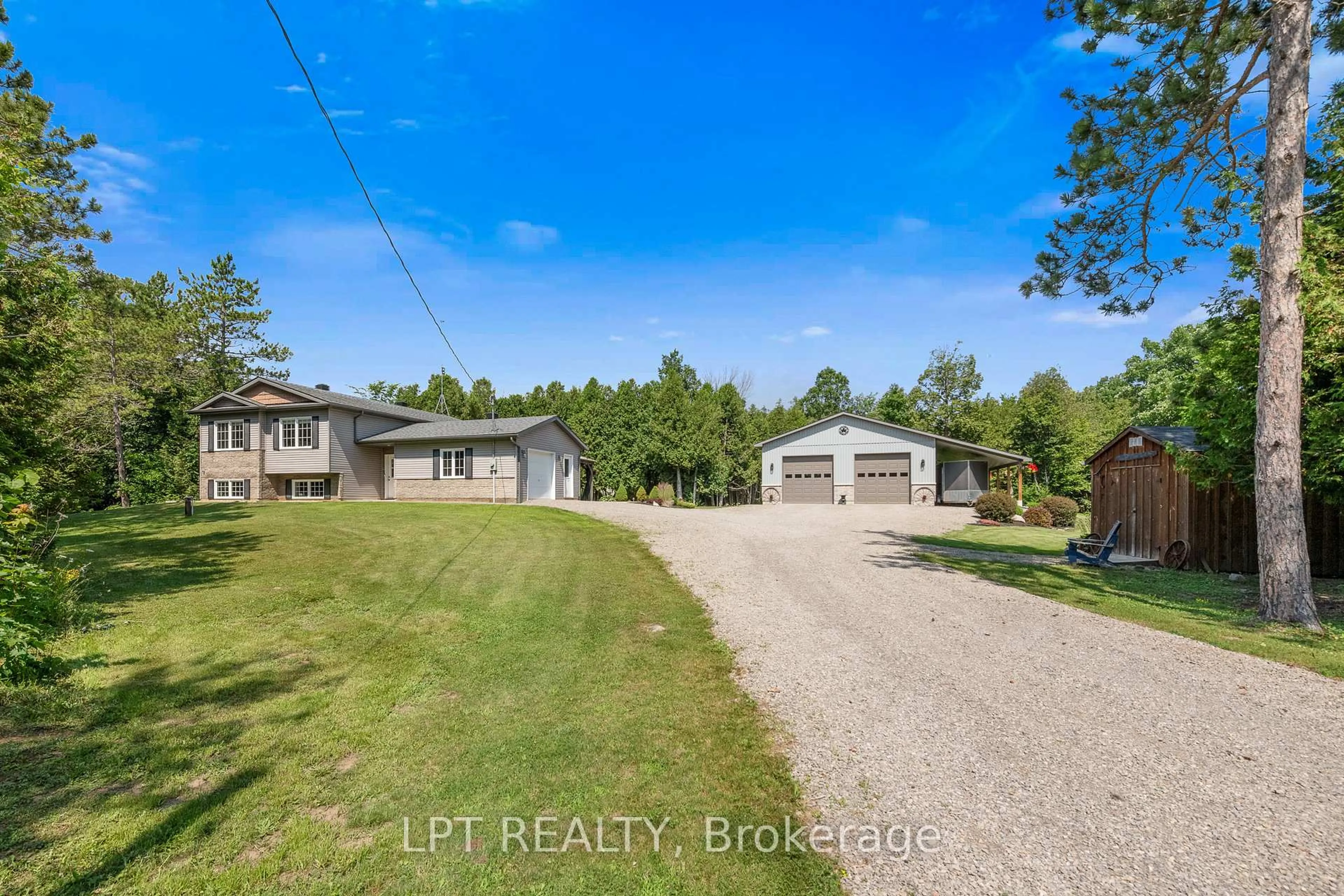 A pic from outside/outdoor area/front of a property/back of a property/a pic from drone, water/lake/river/ocean view for 474 William Campbell Rd, Smiths Falls Ontario K7A 4S6