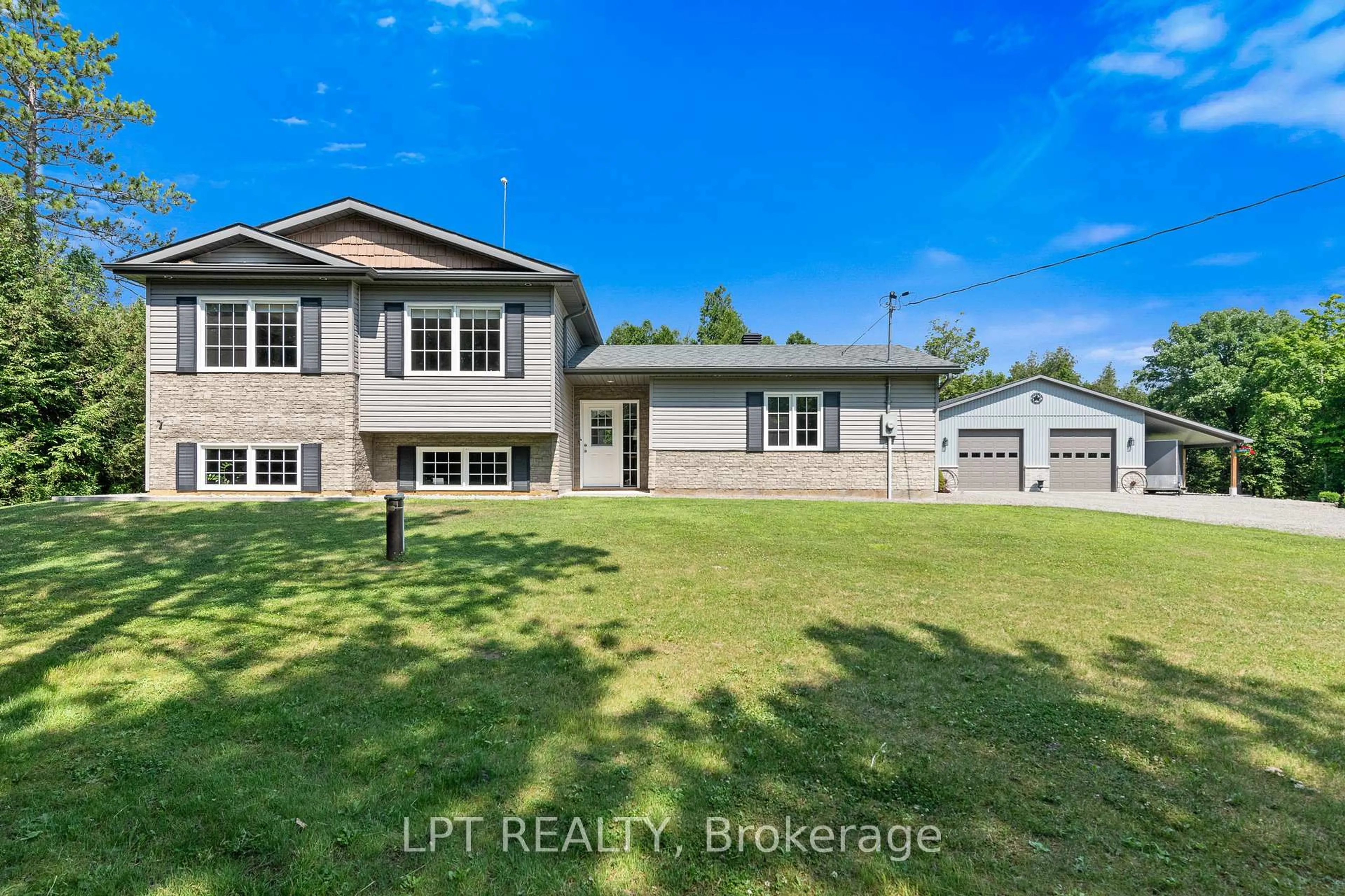 A pic from outside/outdoor area/front of a property/back of a property/a pic from drone, water/lake/river/ocean view for 474 William Campbell Rd, Smiths Falls Ontario K7A 4S6