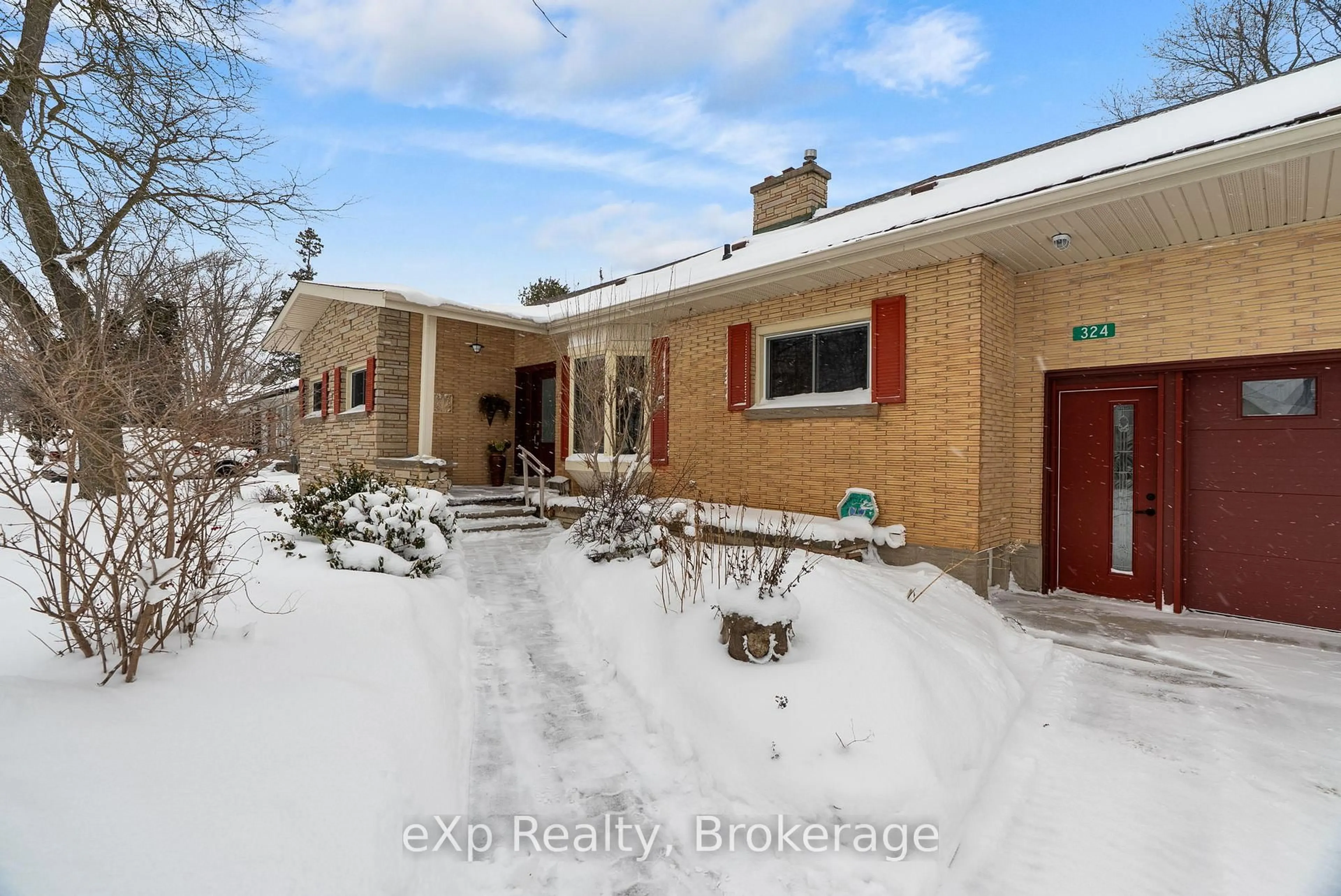 A pic from outside/outdoor area/front of a property/back of a property/a pic from drone, street for 324 Huron Rd, Perth South Ontario N0K 1X0