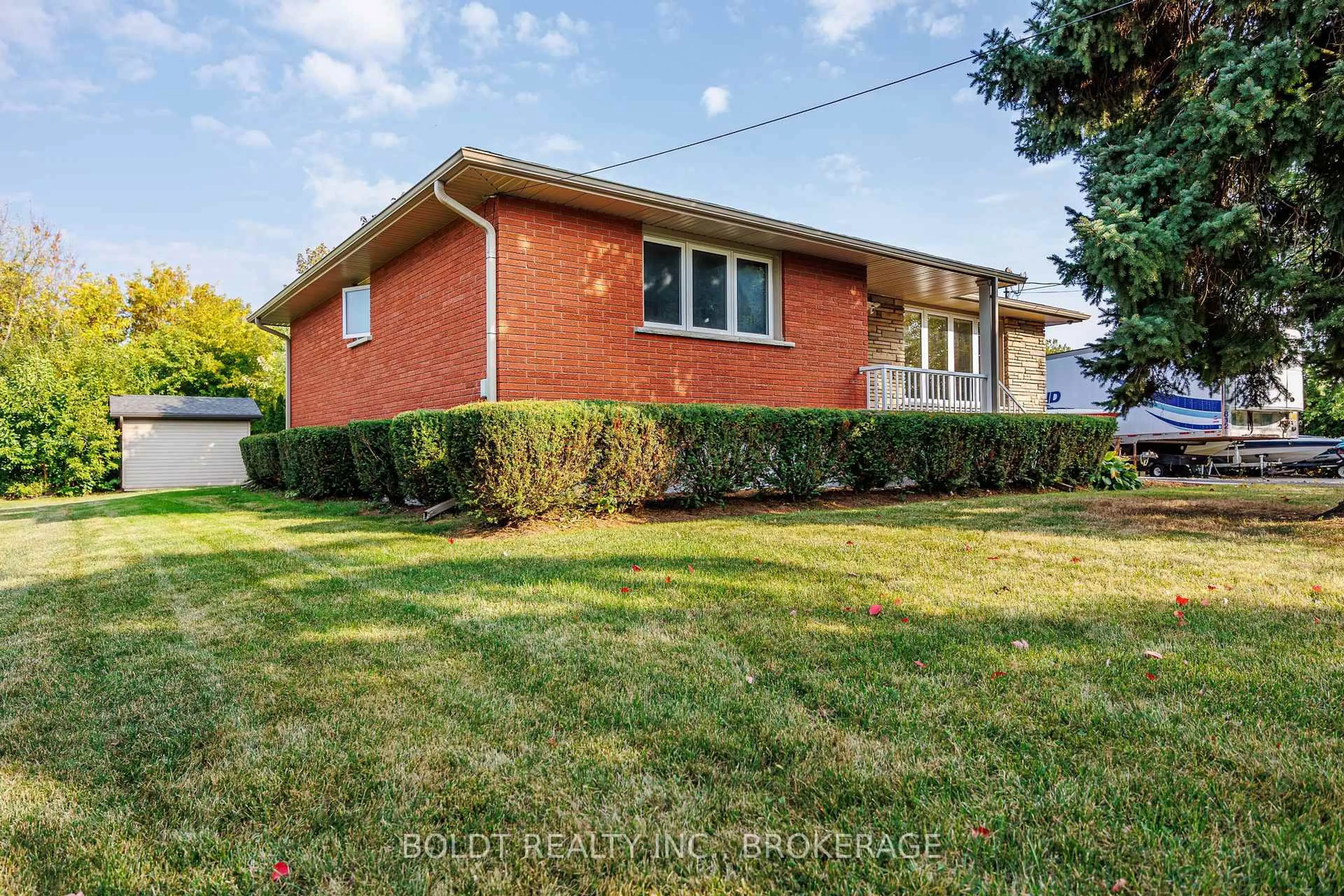 Home with brick exterior material, street for 1591 CONCESSION 4 Rd, Niagara-on-the-Lake Ontario L0S 1J0