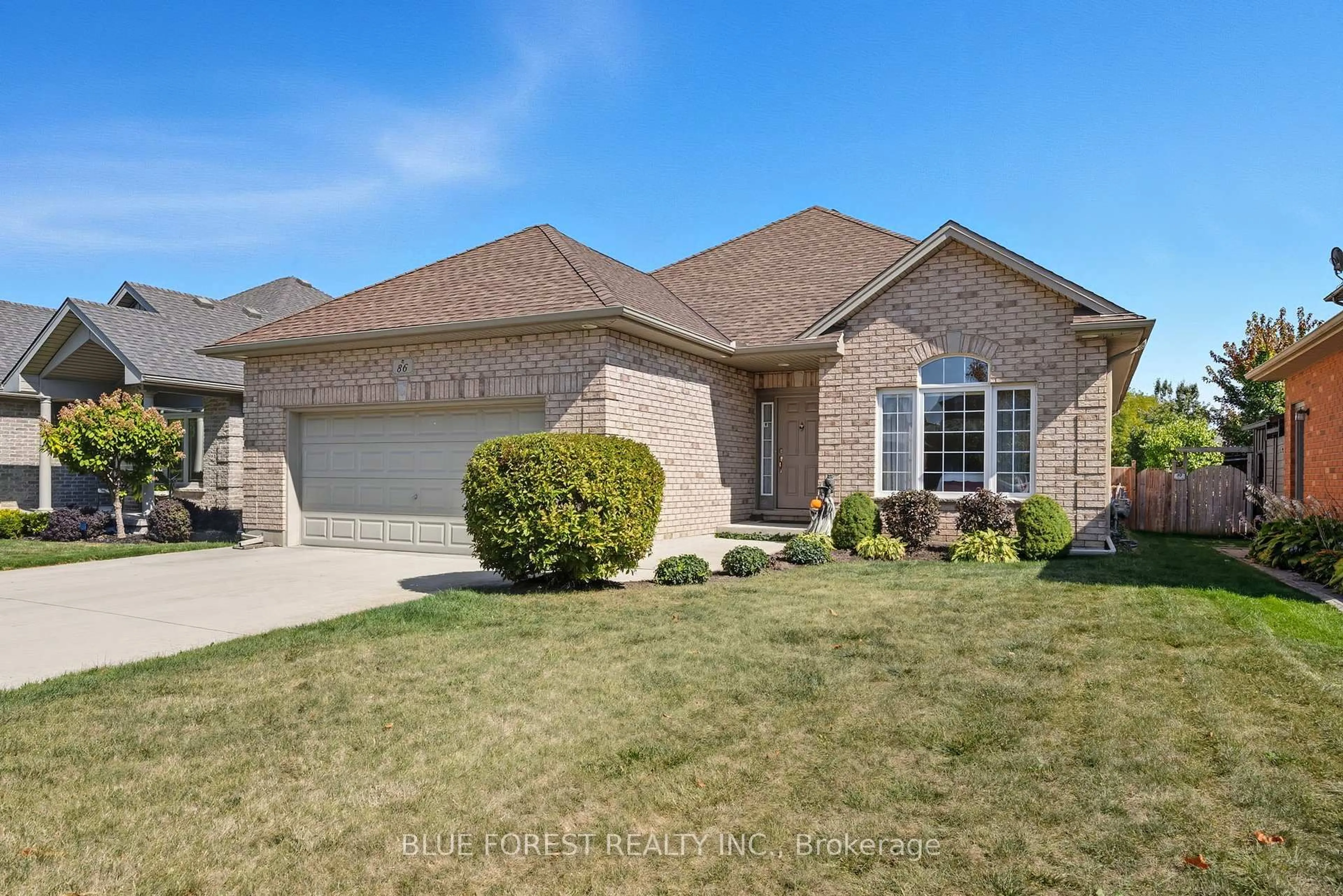 Home with brick exterior material, street for 86 Calvert Lane, Middlesex Centre Ontario N0M 2A0