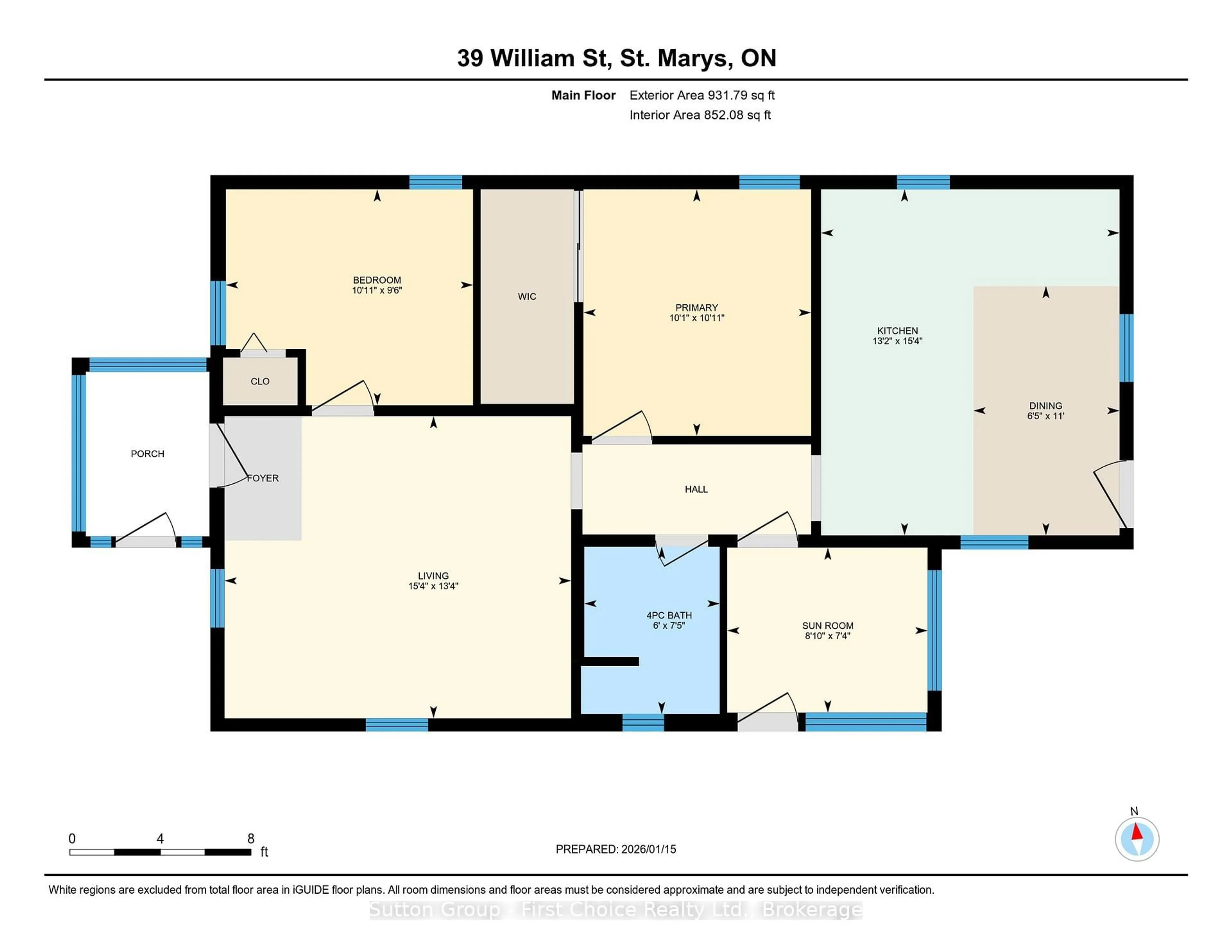 Floor plan for 39 William St St, St. Marys Ontario N4X 1C8