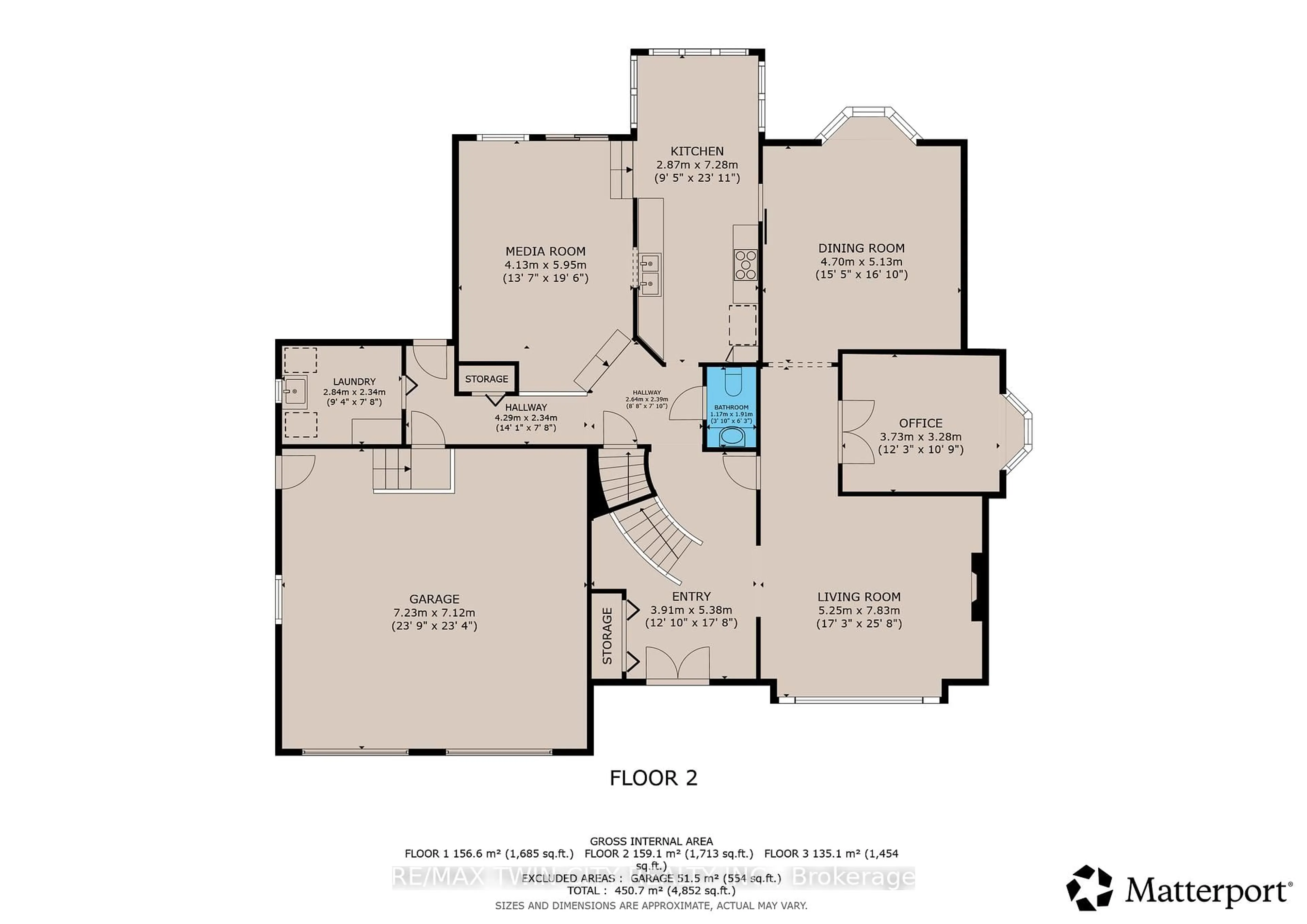 Floor plan for 9 Scarfe Gdns, Brantford Ontario N3T 6B2