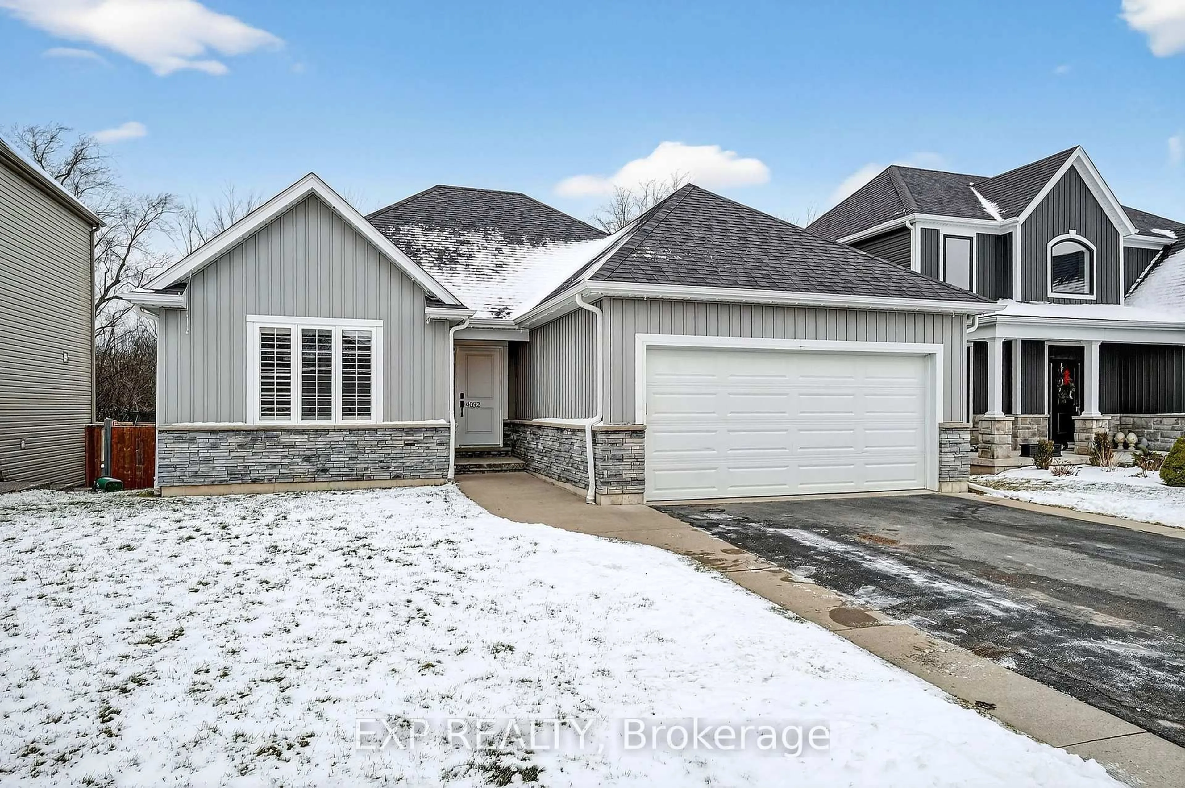 Home with brick exterior material, street for 4032 Village Creek Dr, Fort Erie Ontario L0S 1S0