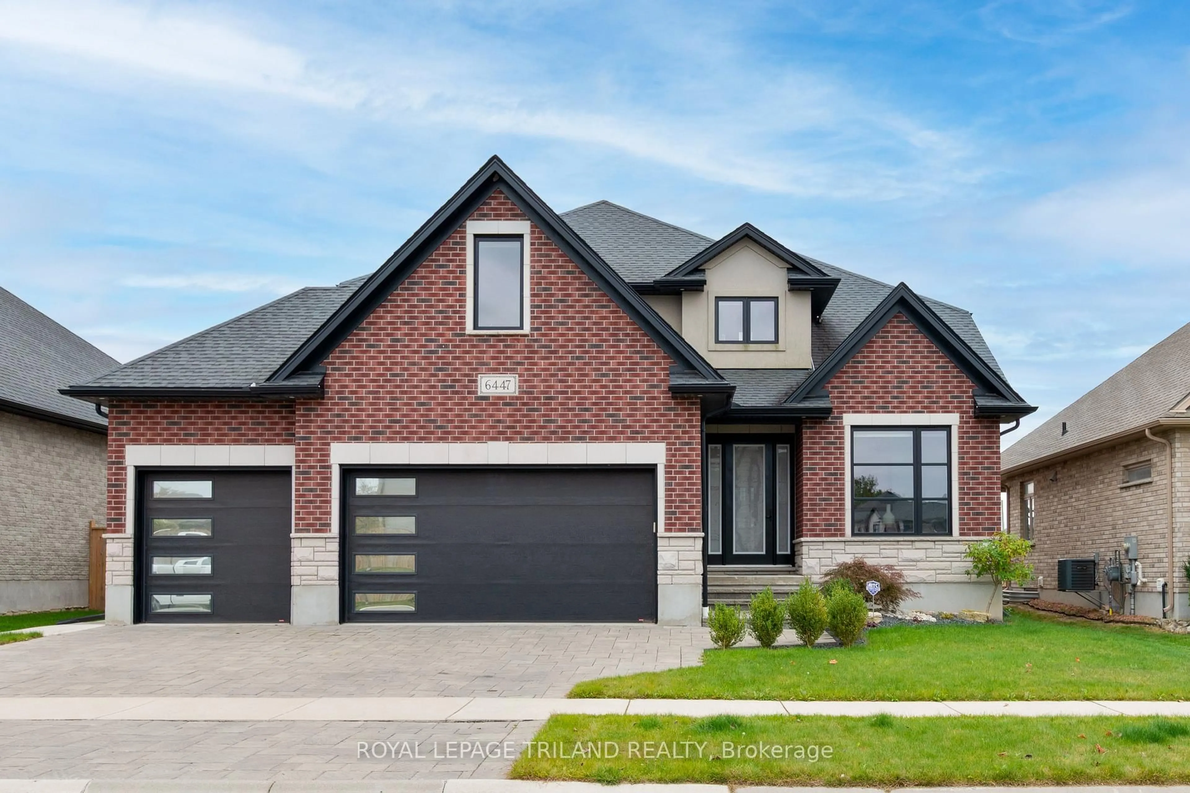 Home with brick exterior material, street for 6447 Storey Chse, London South Ontario N6P 0G3