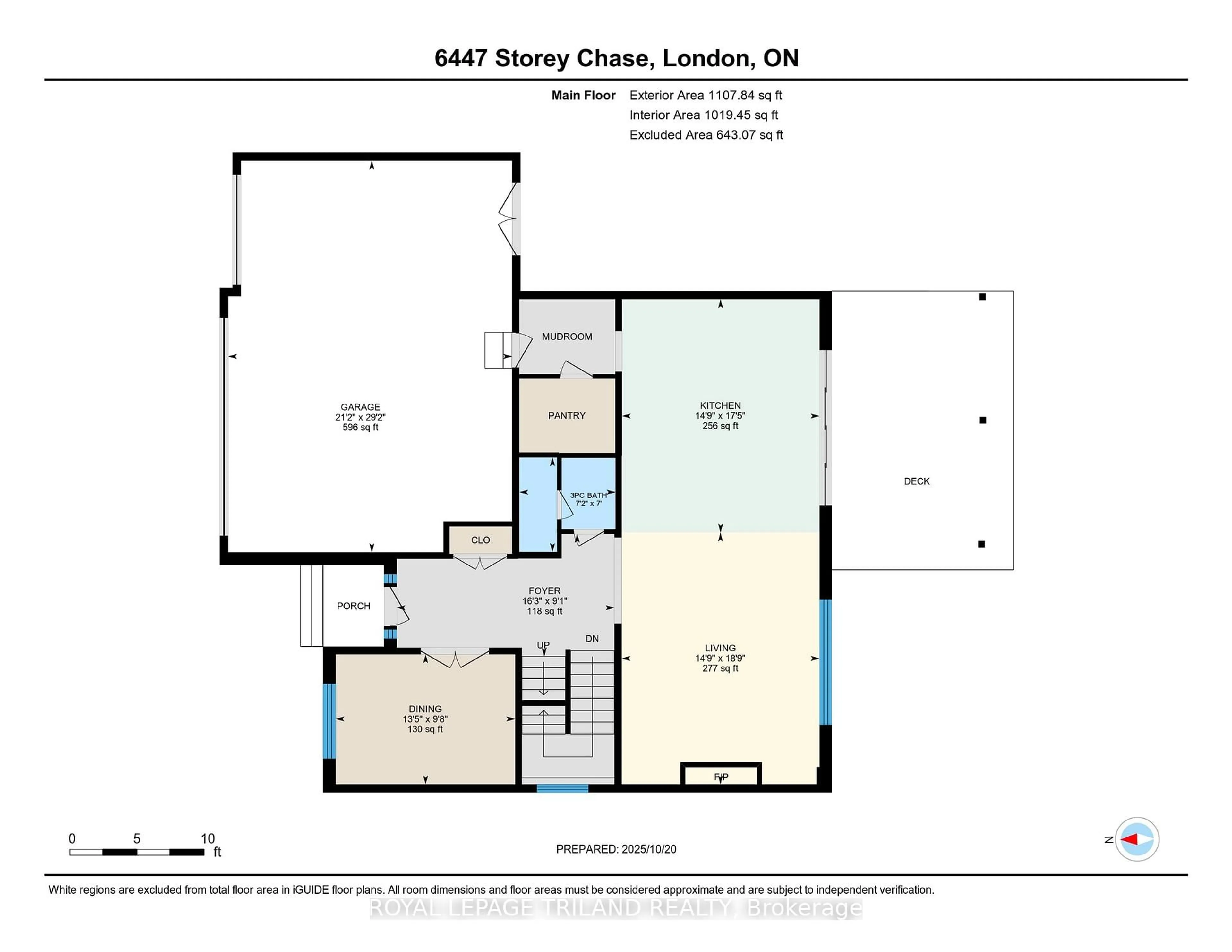 Floor plan for 6447 Storey Chse, London South Ontario N6P 0G3