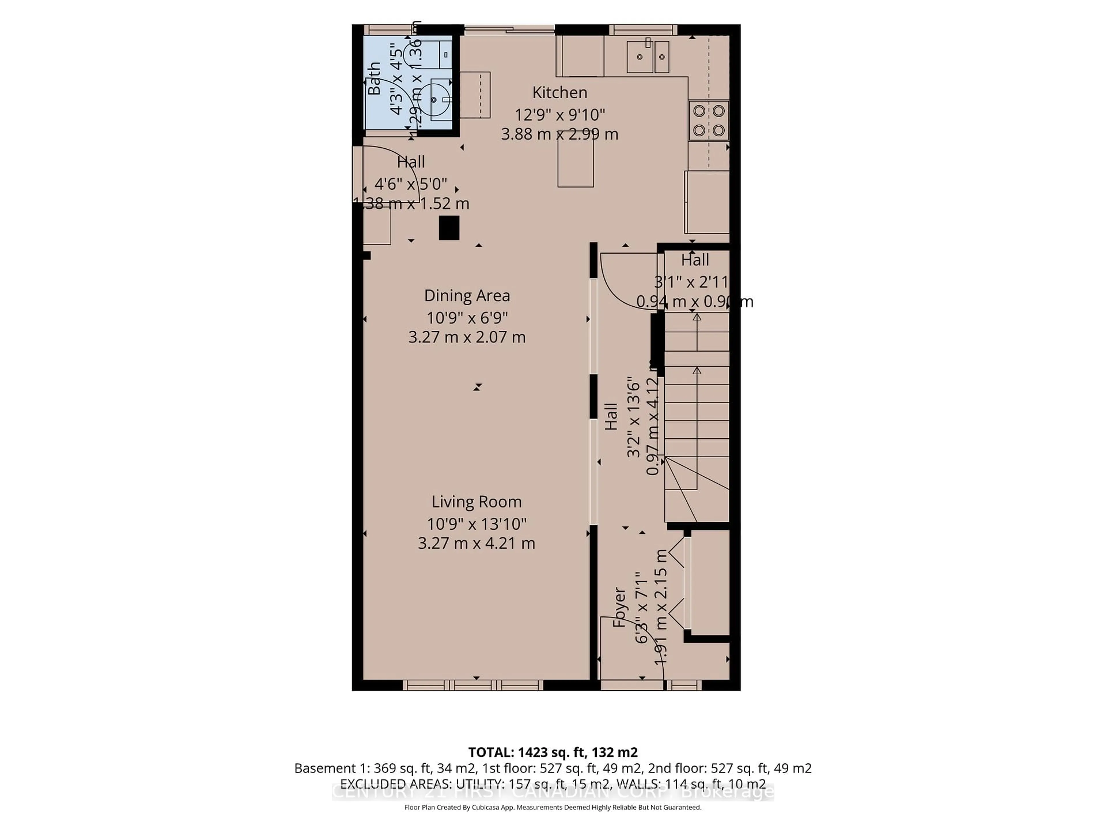 Floor plan for 190 Ensign Dr, London South Ontario N6J 4R7