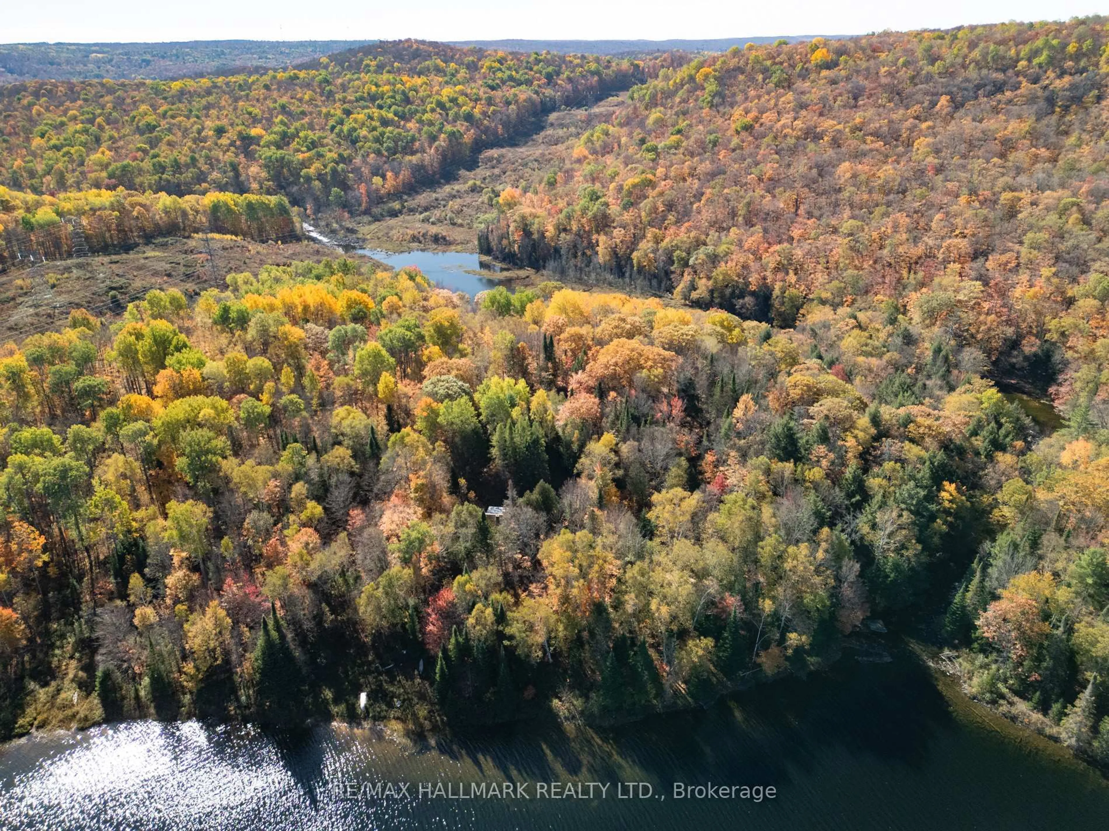 A pic from outside/outdoor area/front of a property/back of a property/a pic from drone, water/lake/river/ocean view for 3517 Haliburton Lake Rd, Dysart et al Ontario K0M 1S0