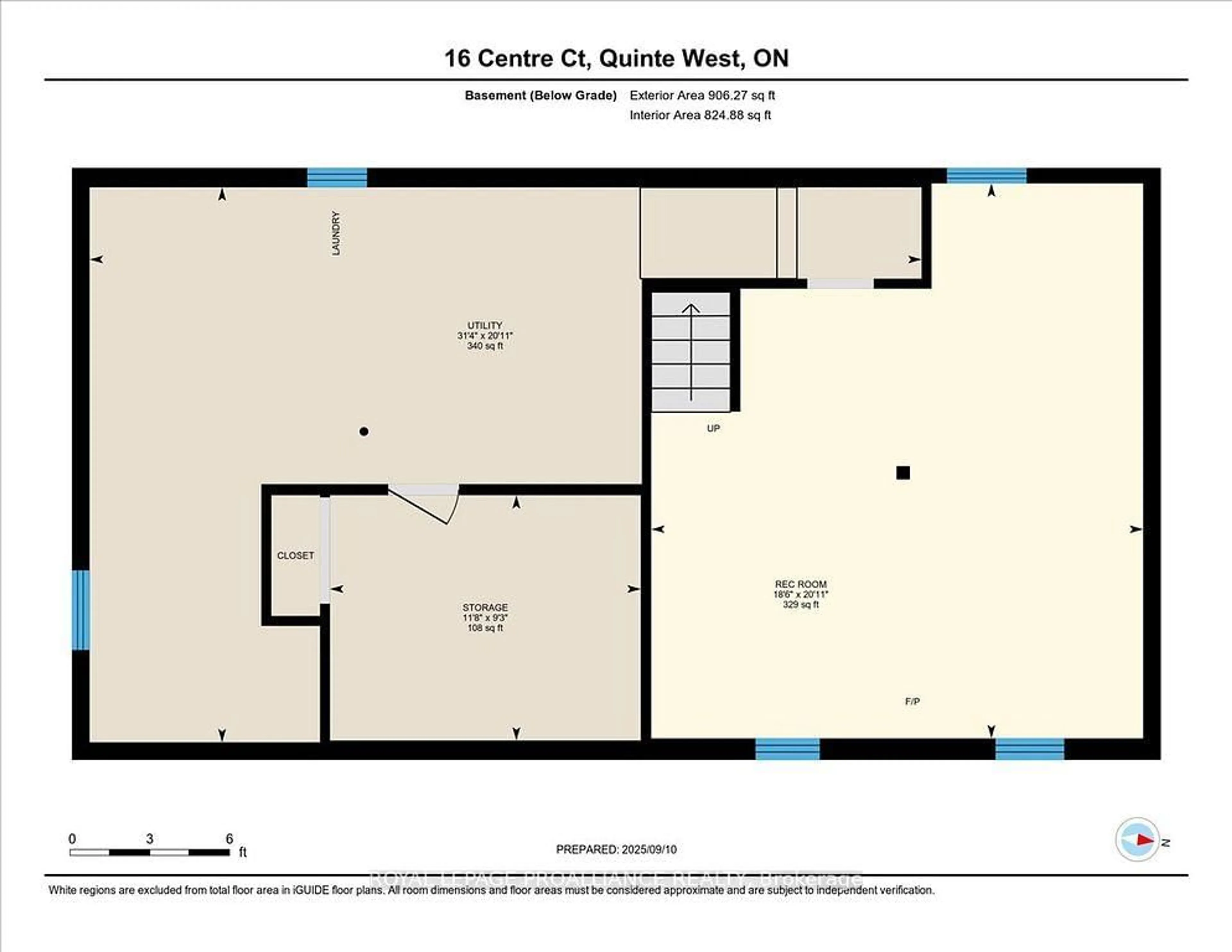 Floor plan for 16 Centre Crt, Hastings Ontario K0K 2C0