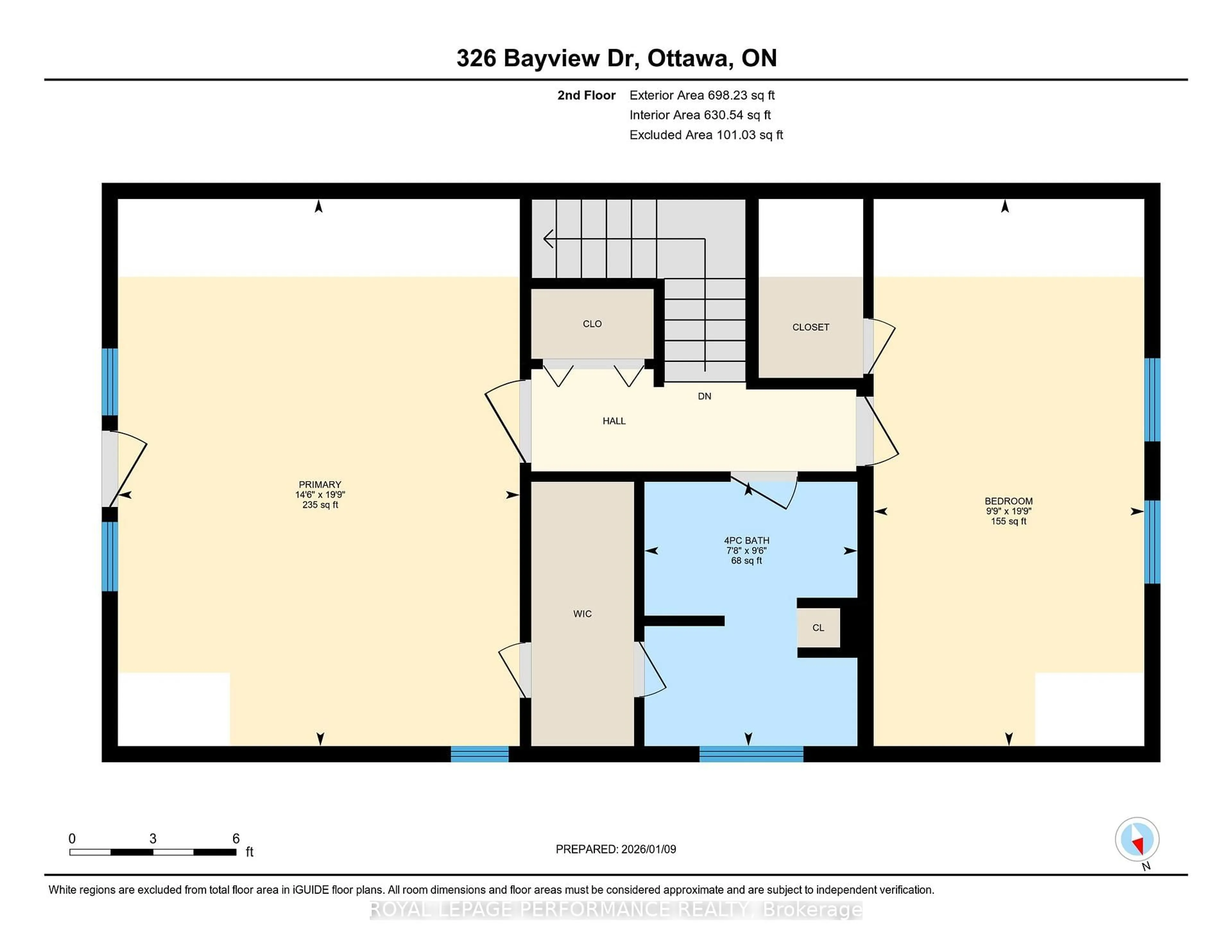 Floor plan for 326 Bayview Dr, Ottawa Ontario K0A 3M0